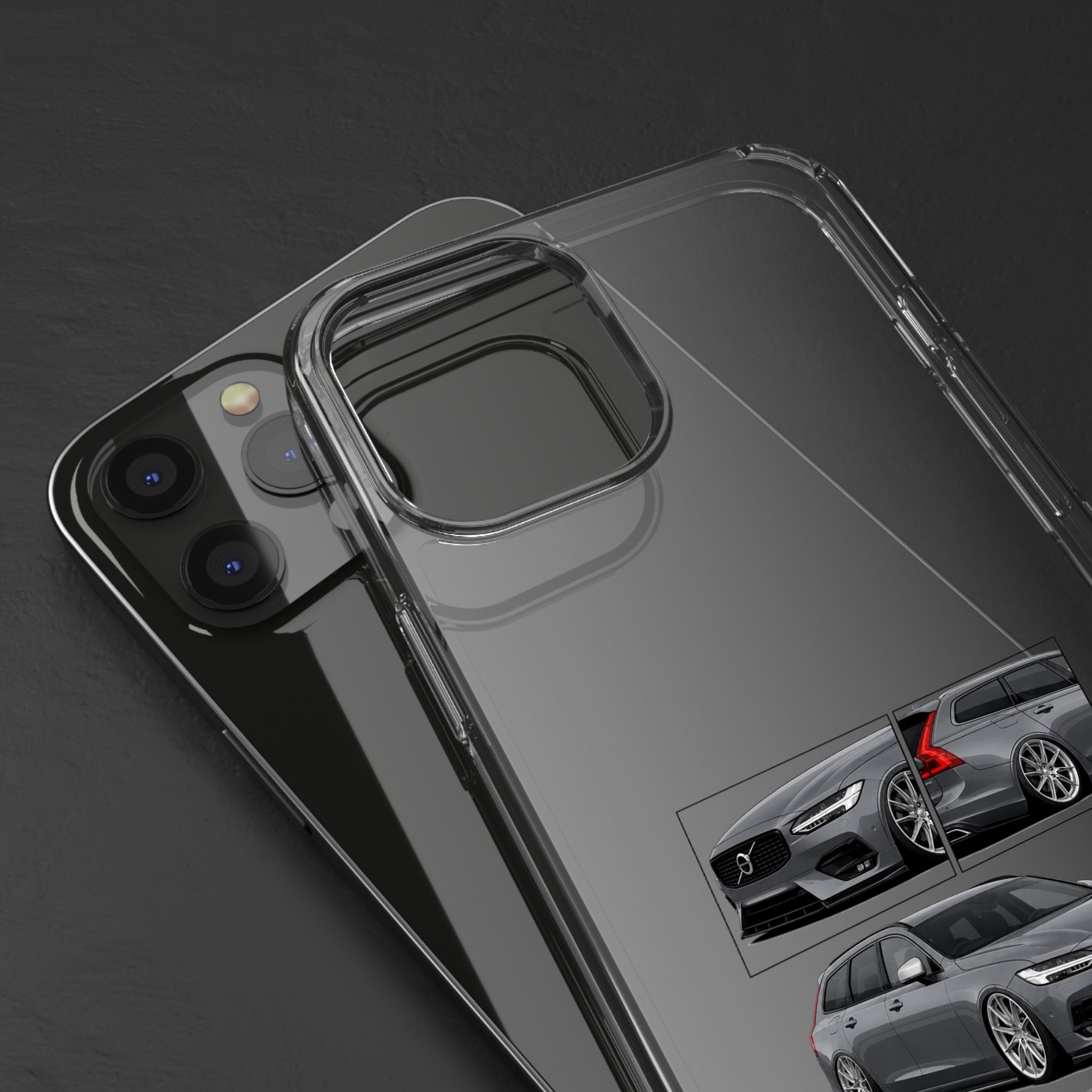 GREY VOLVO V90 PHONE CASES