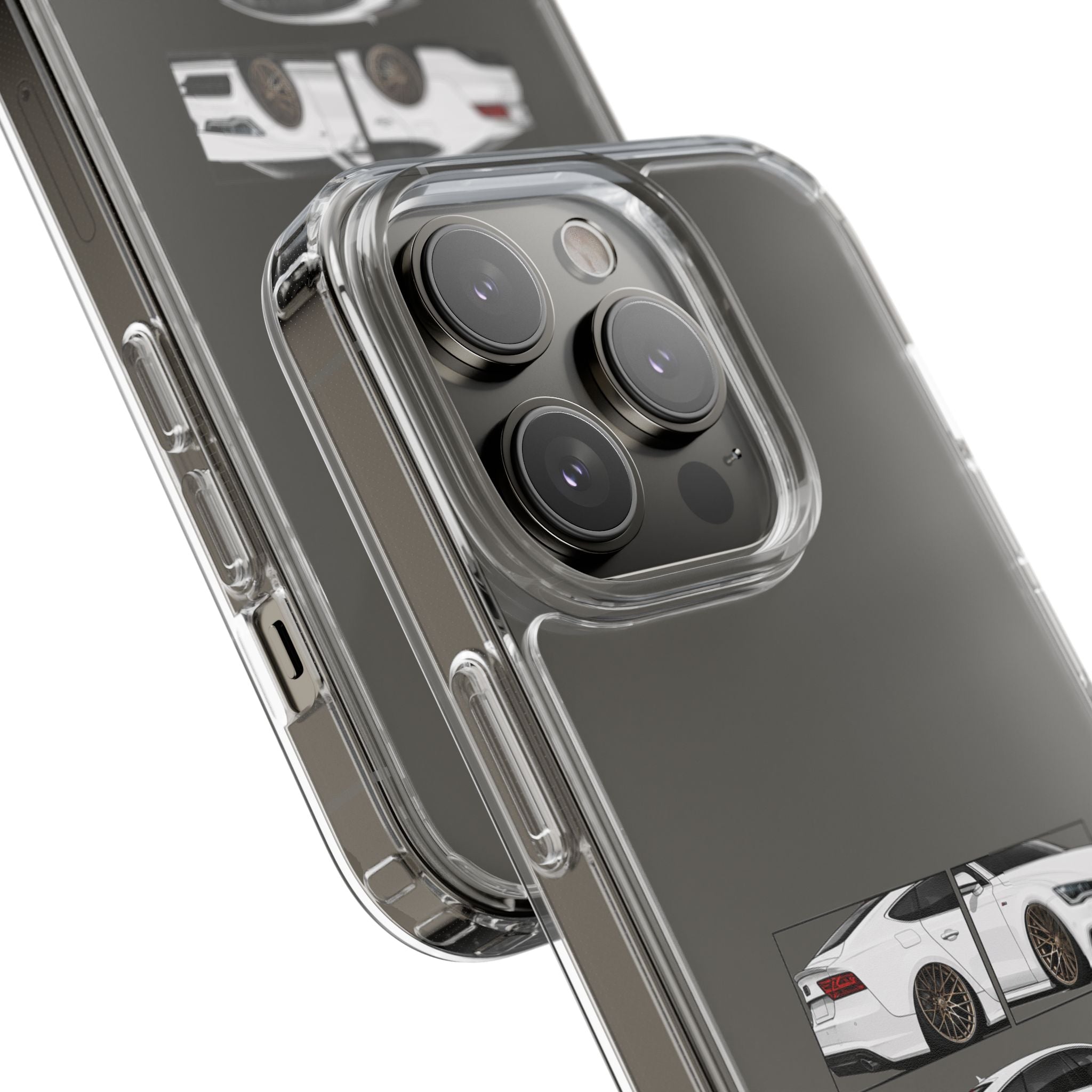 WHITE AUDI A7 PHONE CASES