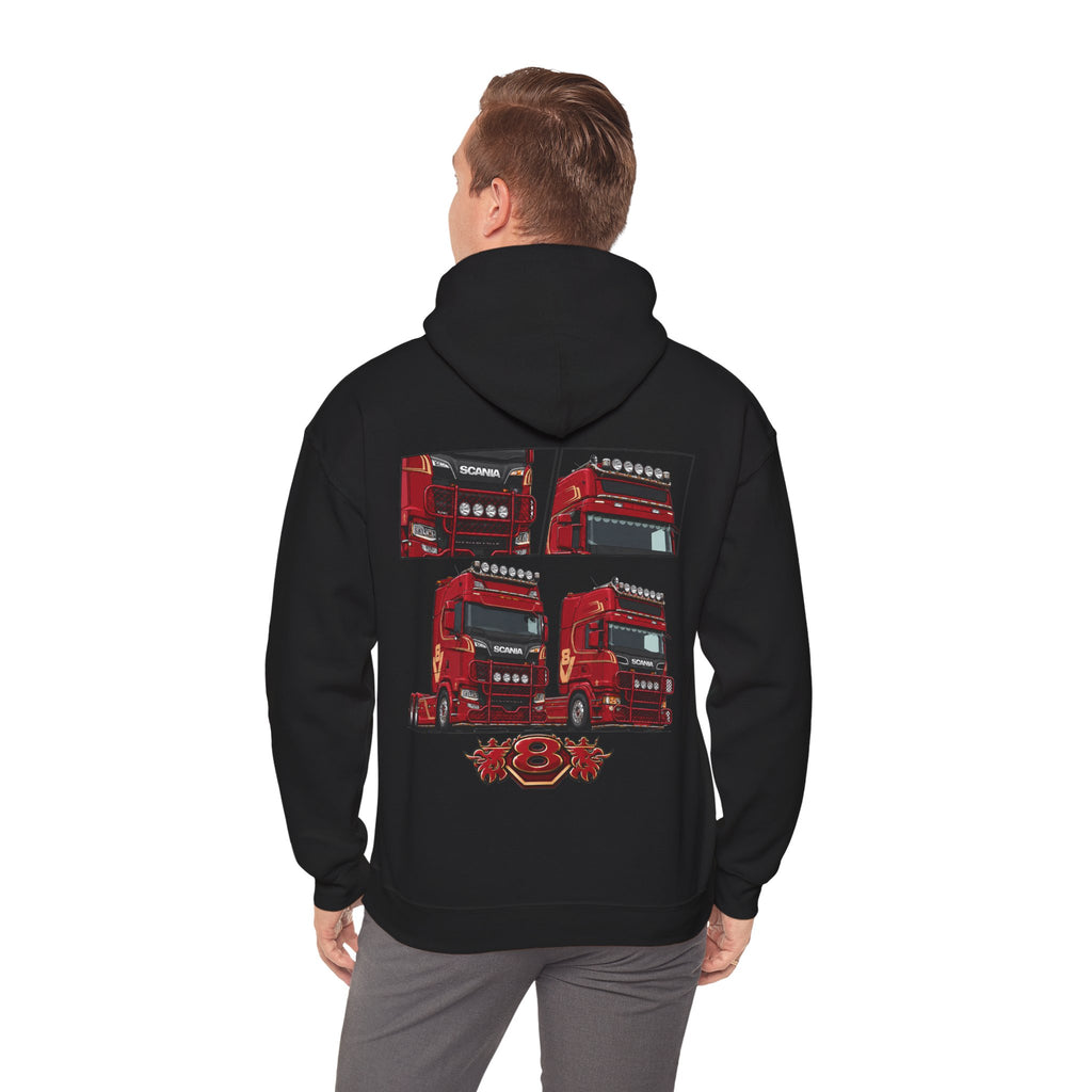 2 RED SCANIA S-SERIES JUMPER