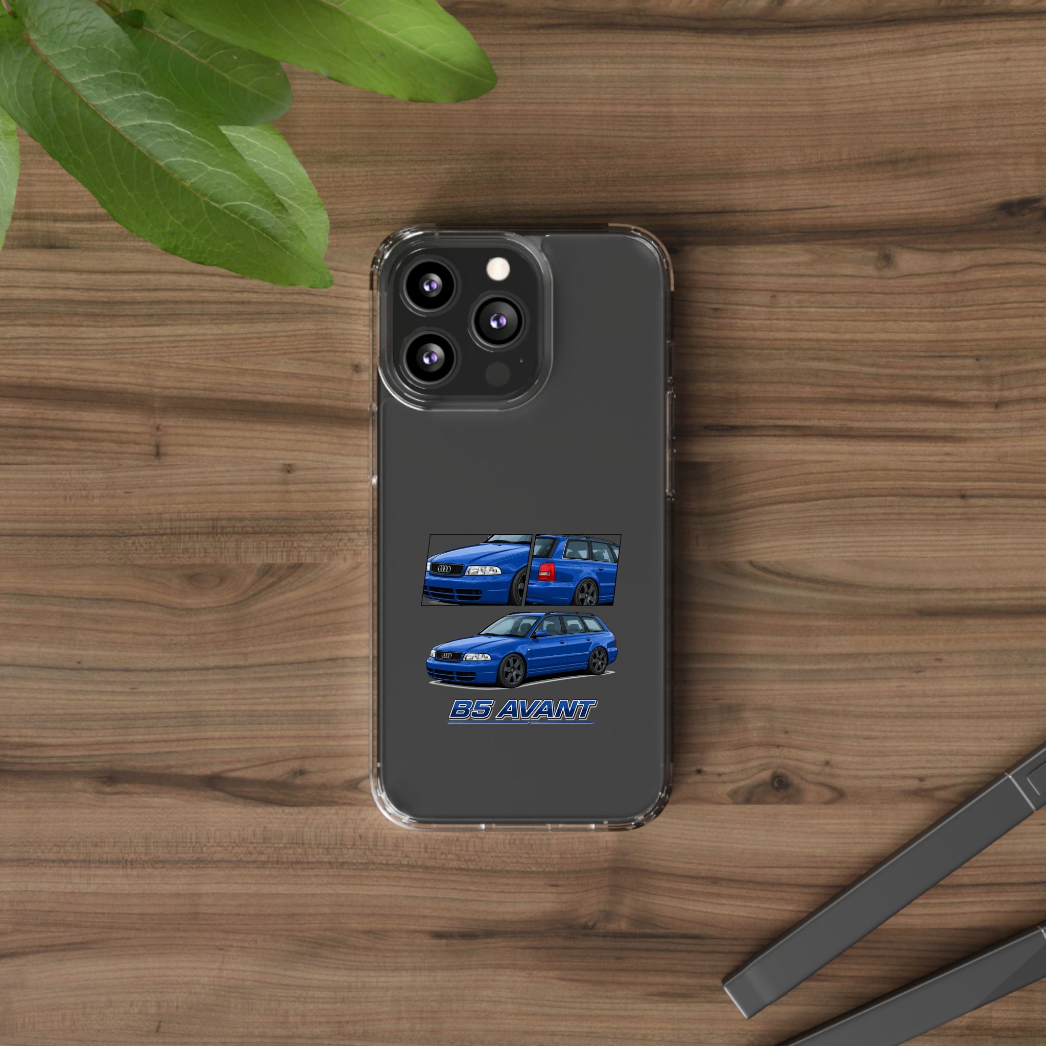 BLUE AUDI A4 B5 AVANT PHONE CASE