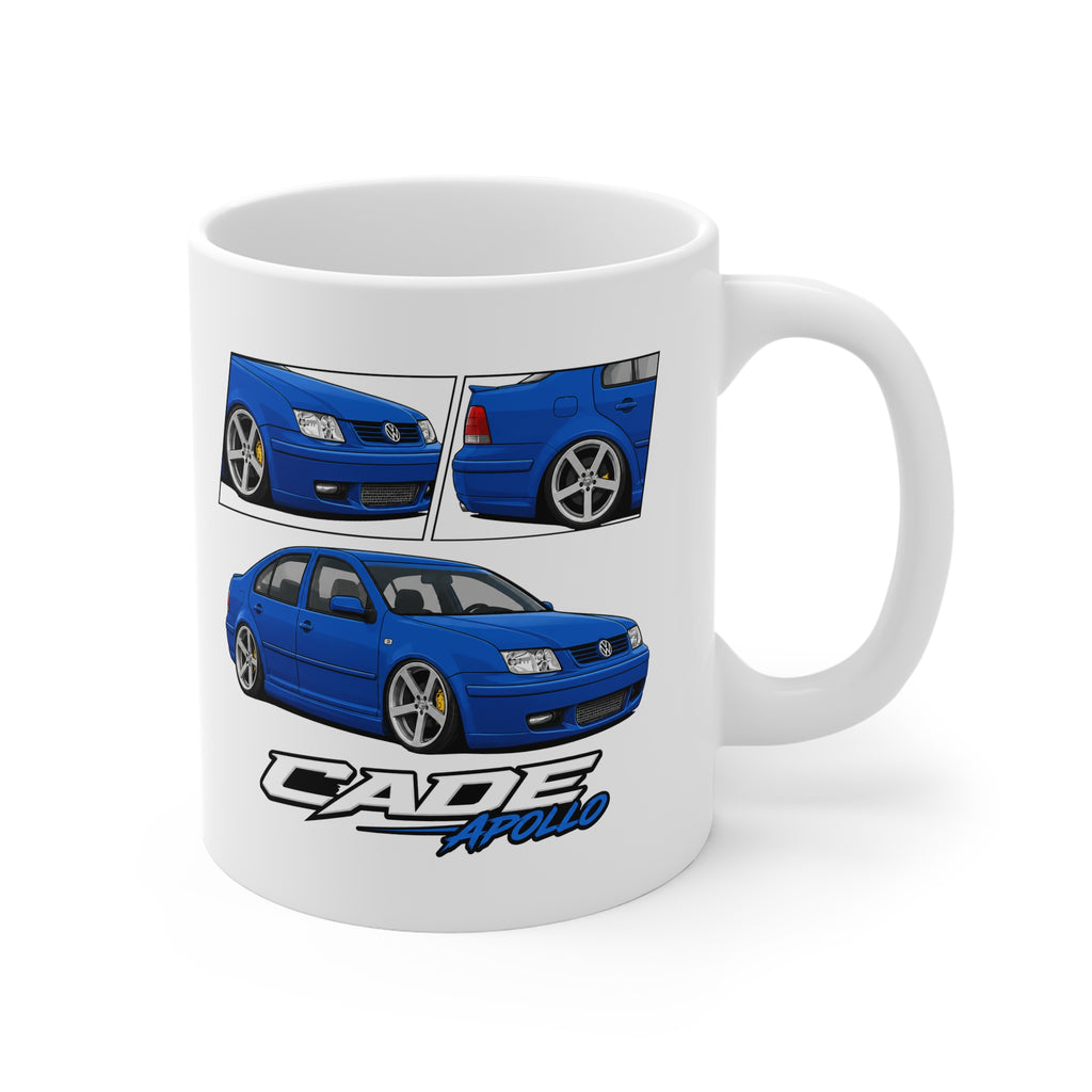 BLUE VOLKSWAGEN BORA MUG