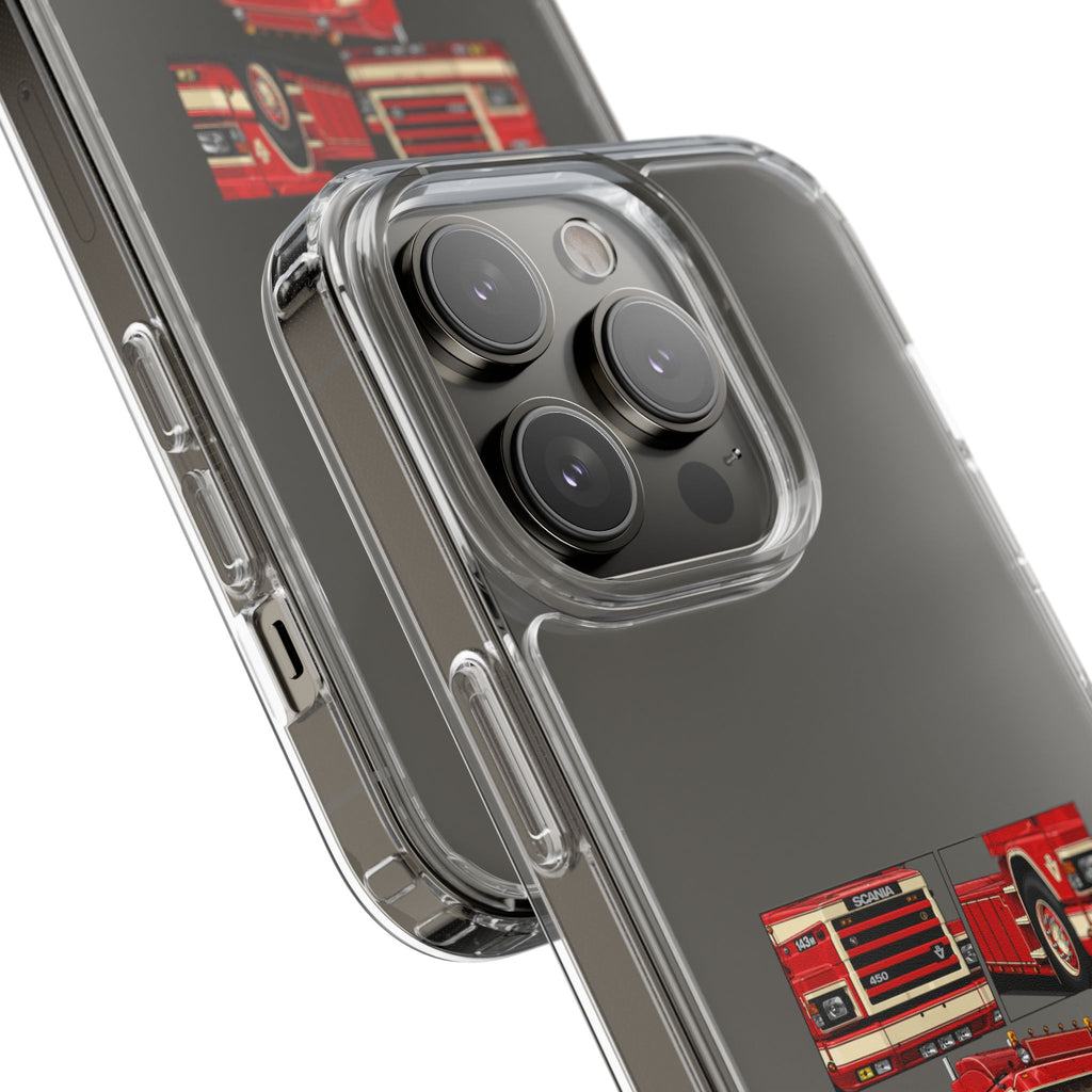RED SCANIA 450 143M PHONE CASES
