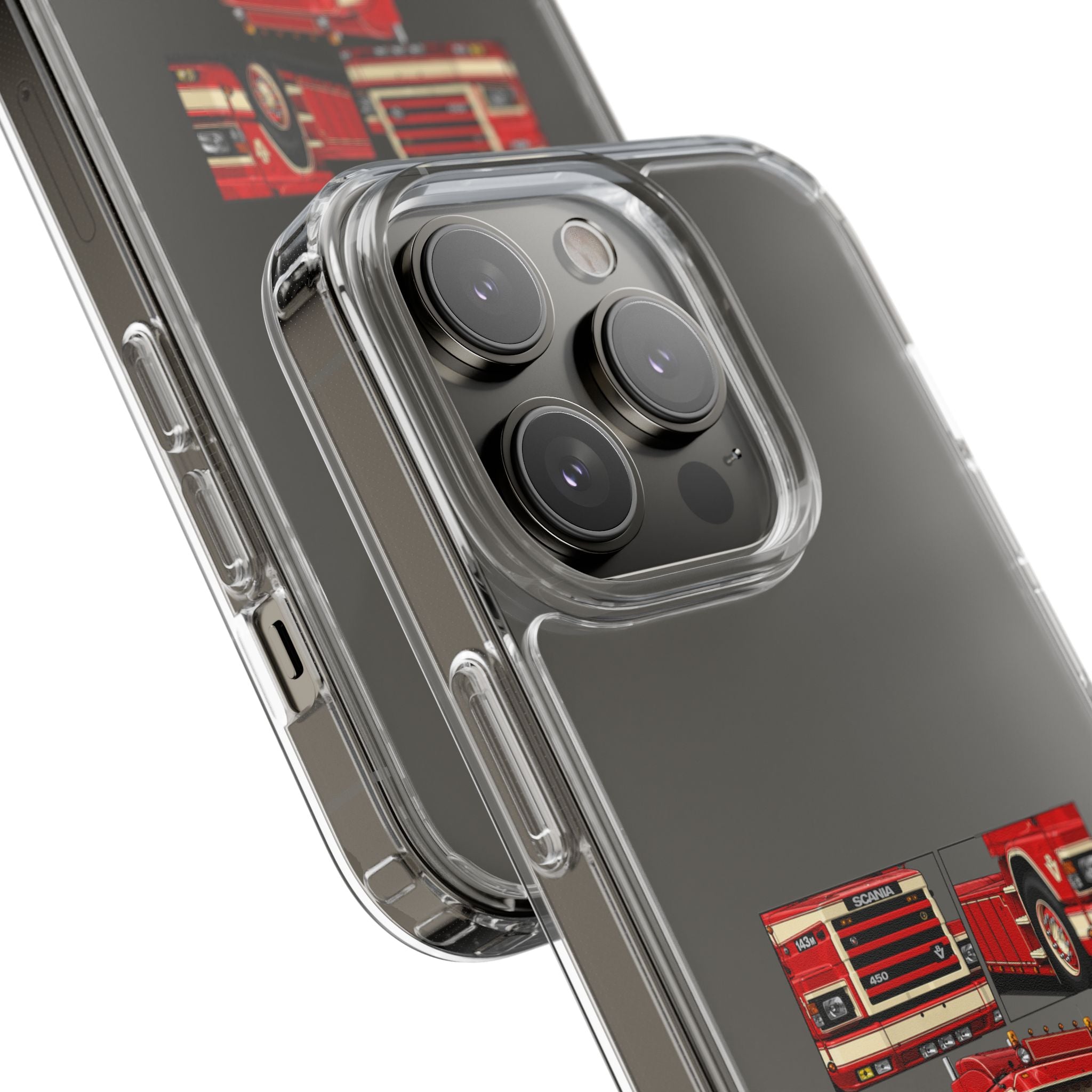 RED SCANIA 450 143M PHONE CASES