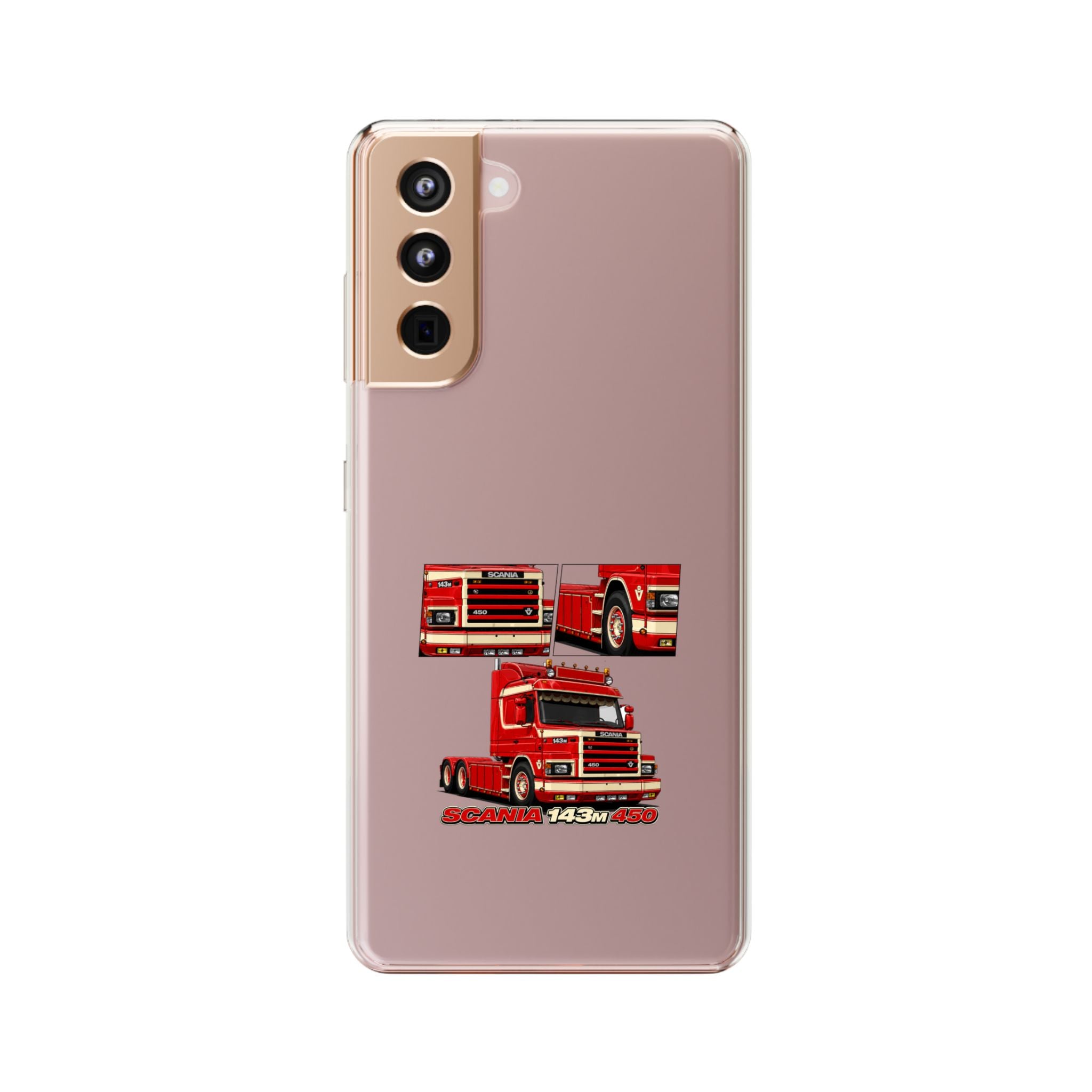 RED SCANIA 450 143M PHONE CASES