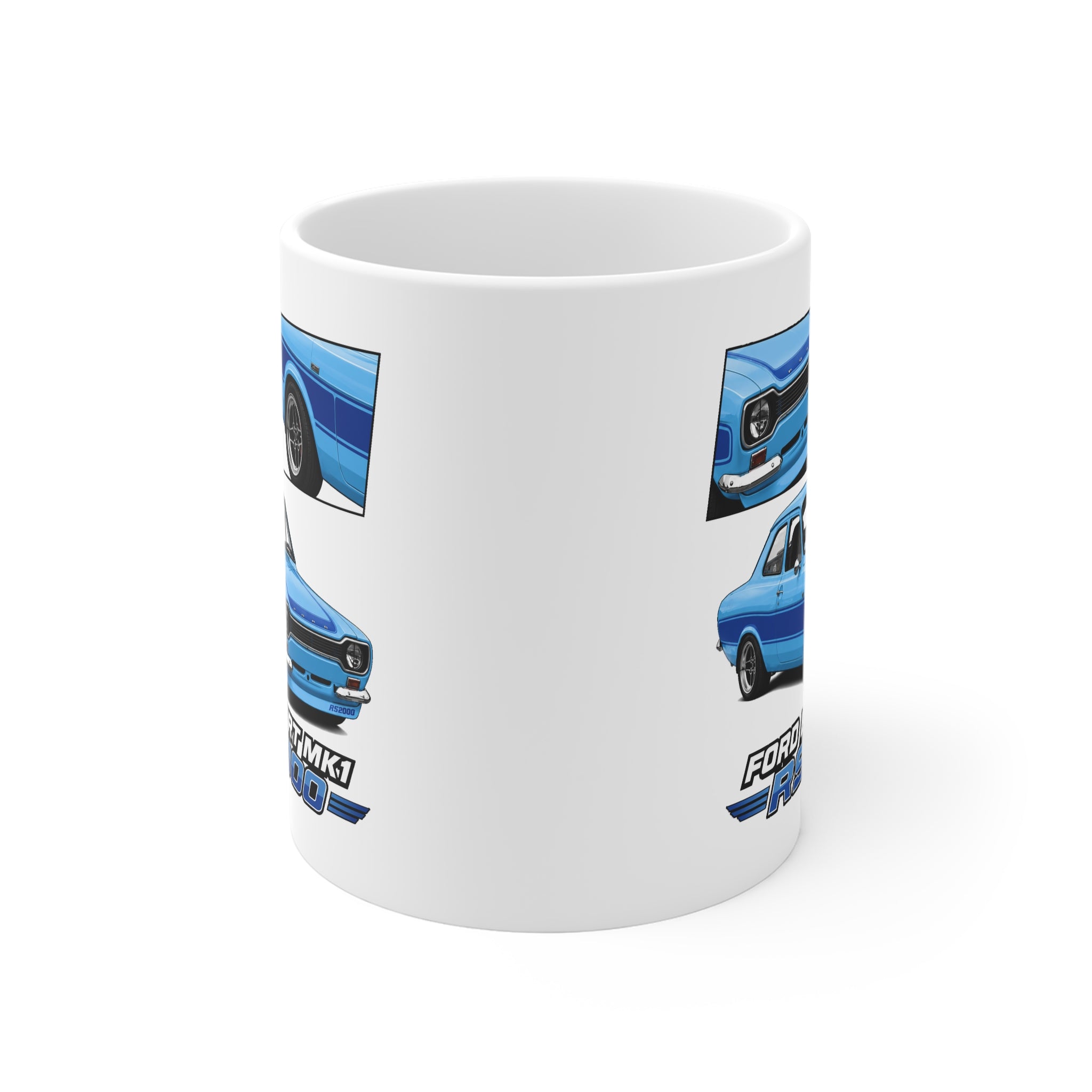 BLUE FORD ESCORT MK1 RS2000 MUG