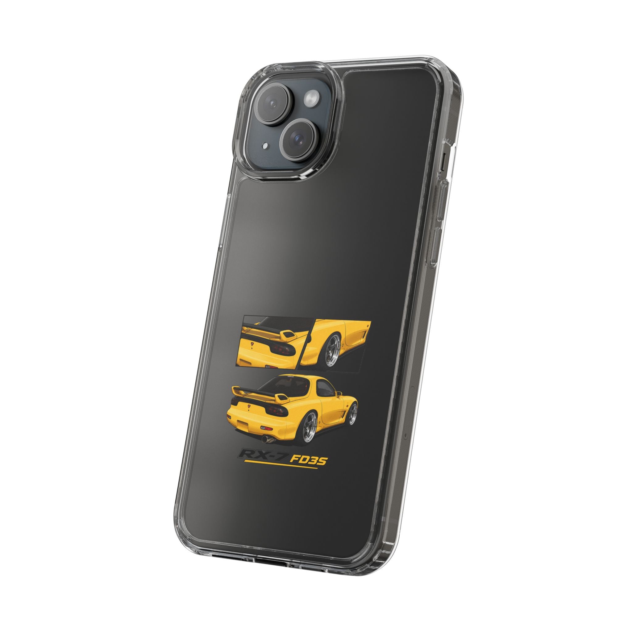 YELLOW MAZDA RX7 PHONE CASES