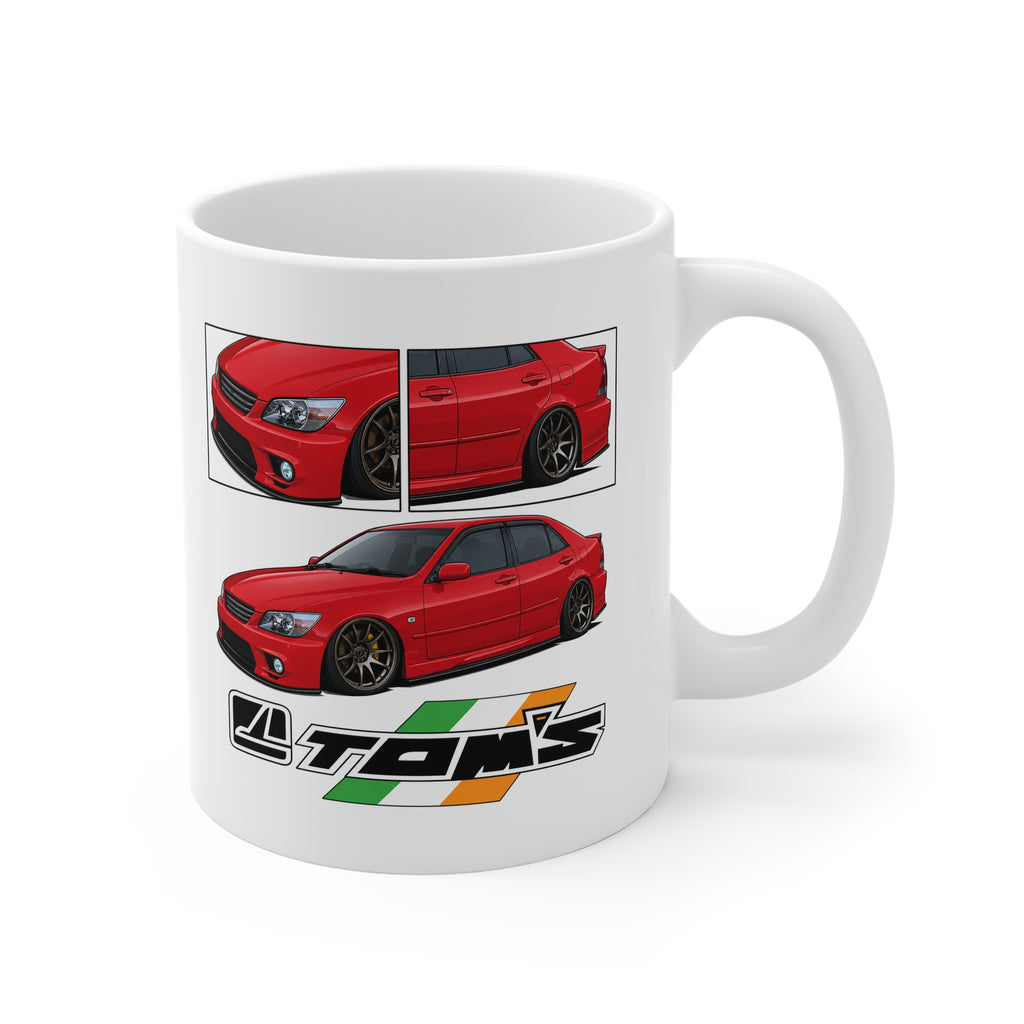 RED IS200 TRI-COLOUR TOMS MUG