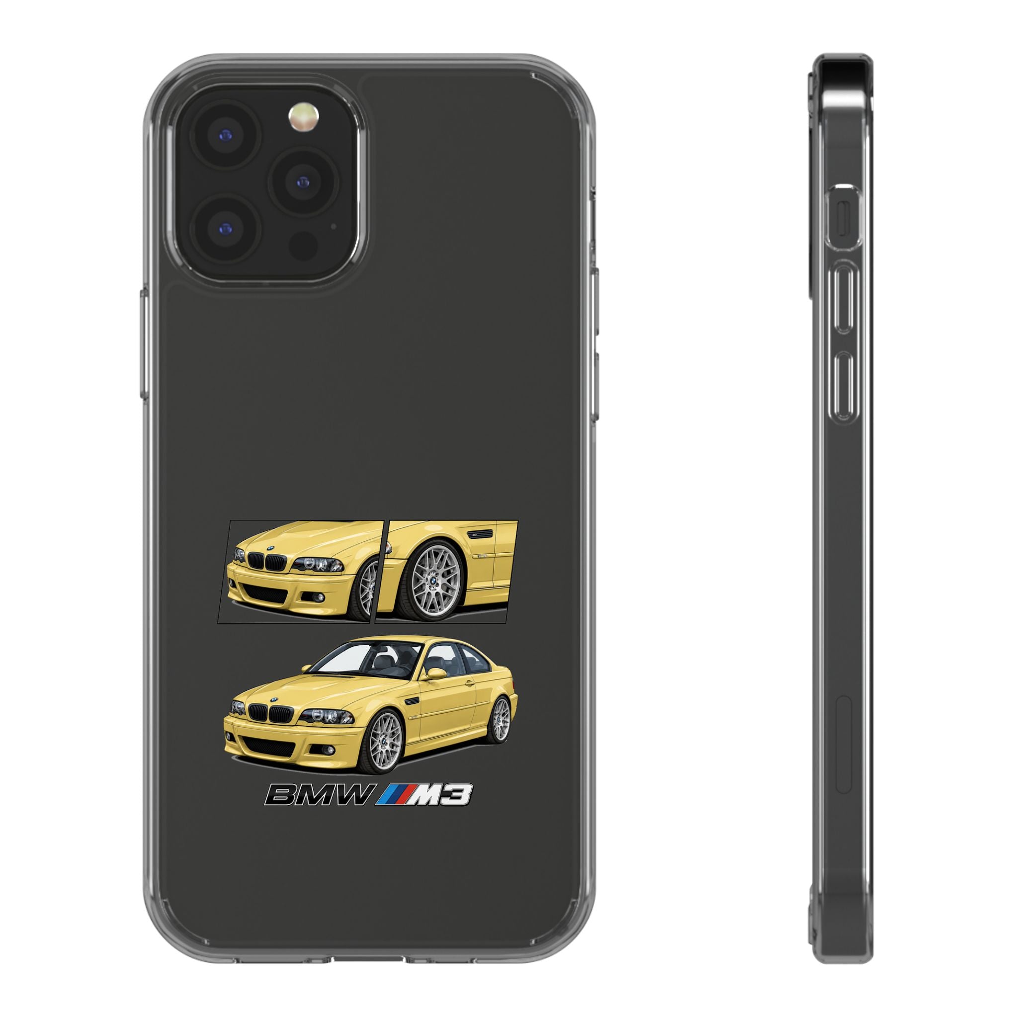 YELLOW BMW E46 PHONE CASES