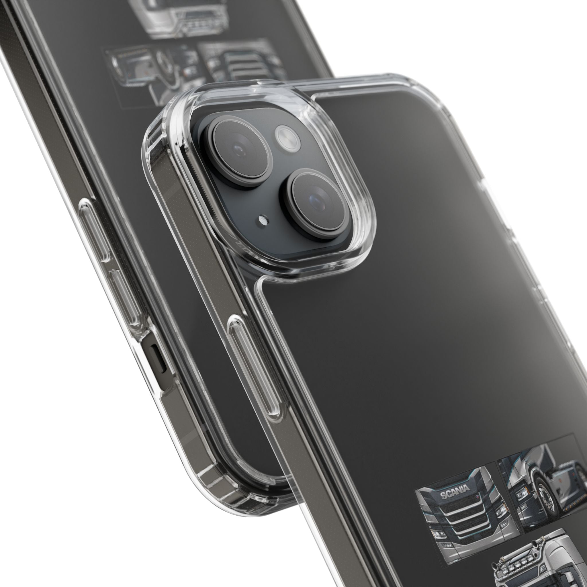 GREY SILVER SCANIA S-SERIES PHONE CASES