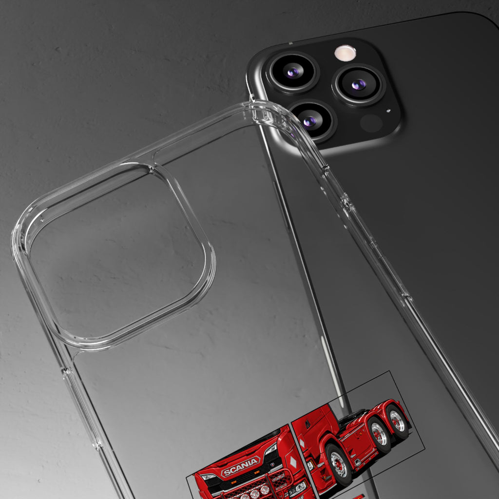 RED SCANIA S-SERIES PHONE CASES
