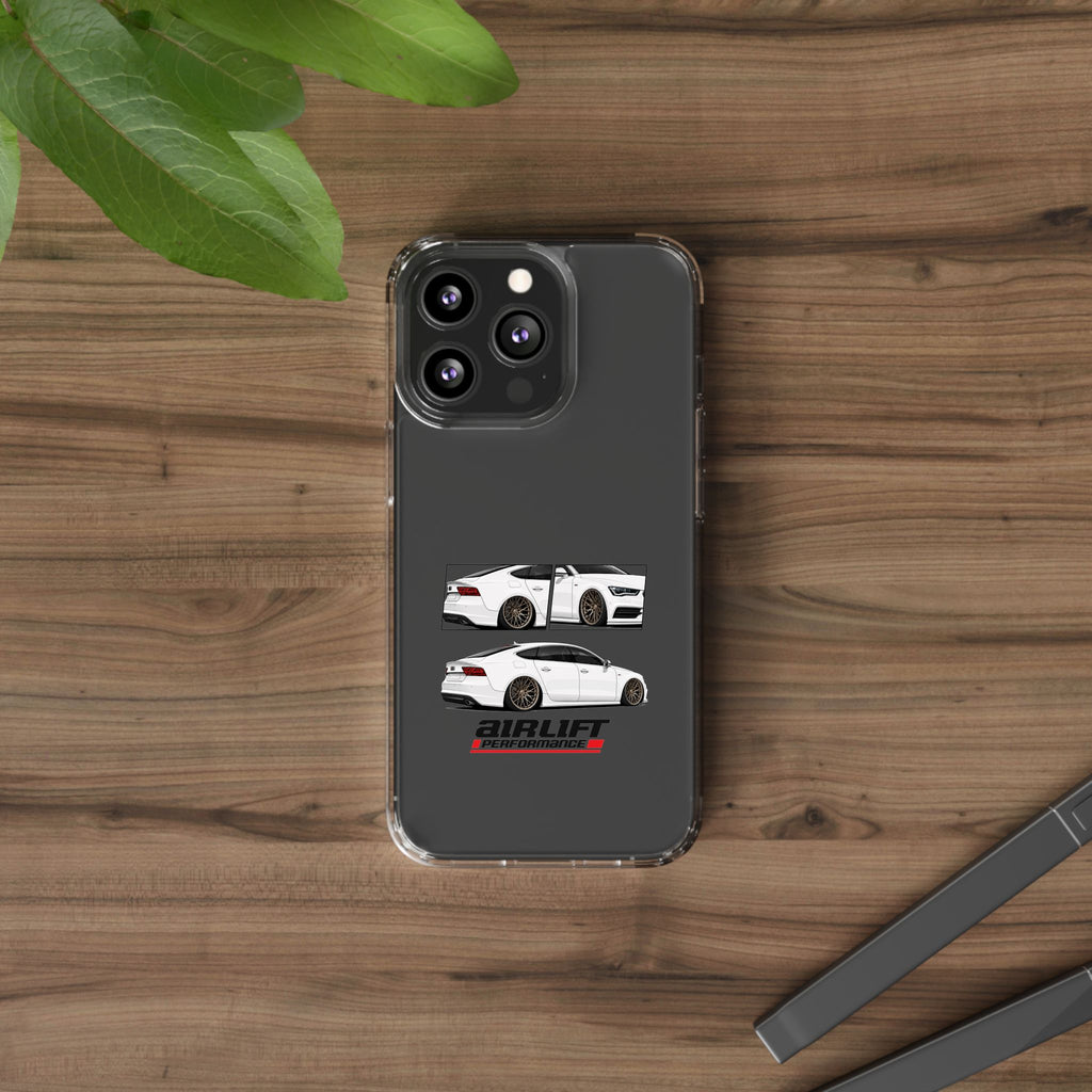WHITE AUDI A7 PHONE CASES