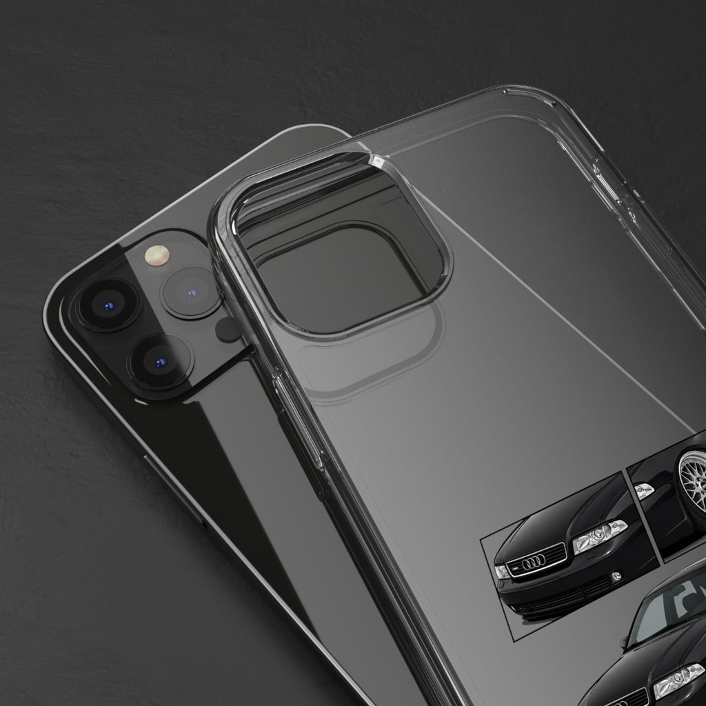 BLACK B5 AUDI A4 PHONE CASES