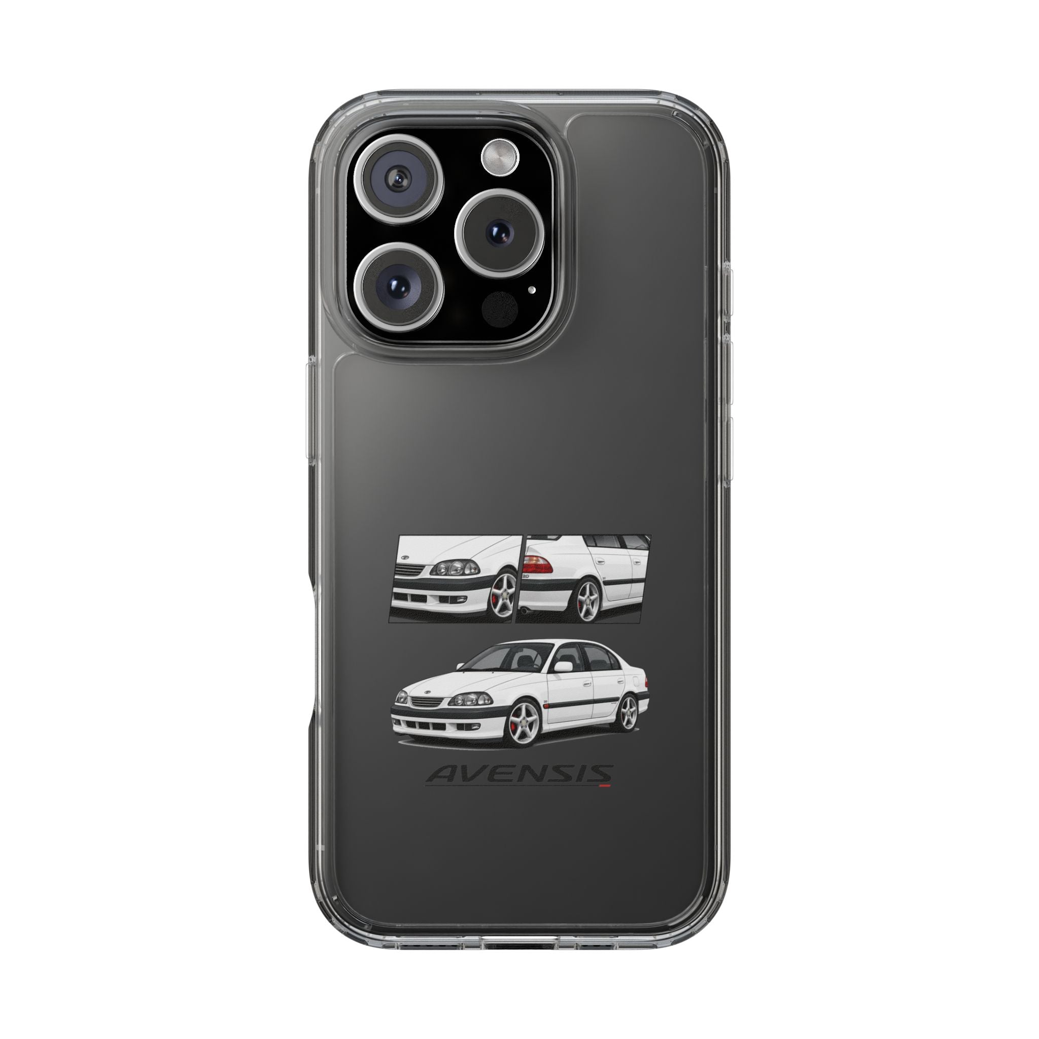 WHITE TOYOTA AVENSIS PHONE CASES