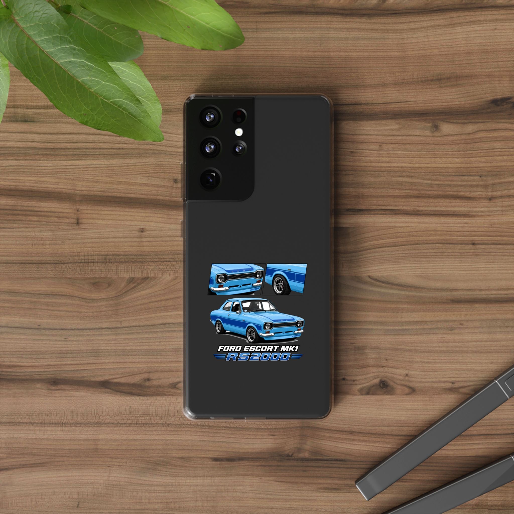 BLUE FORD ESCORT MK1 RS2000 PHONE CASES