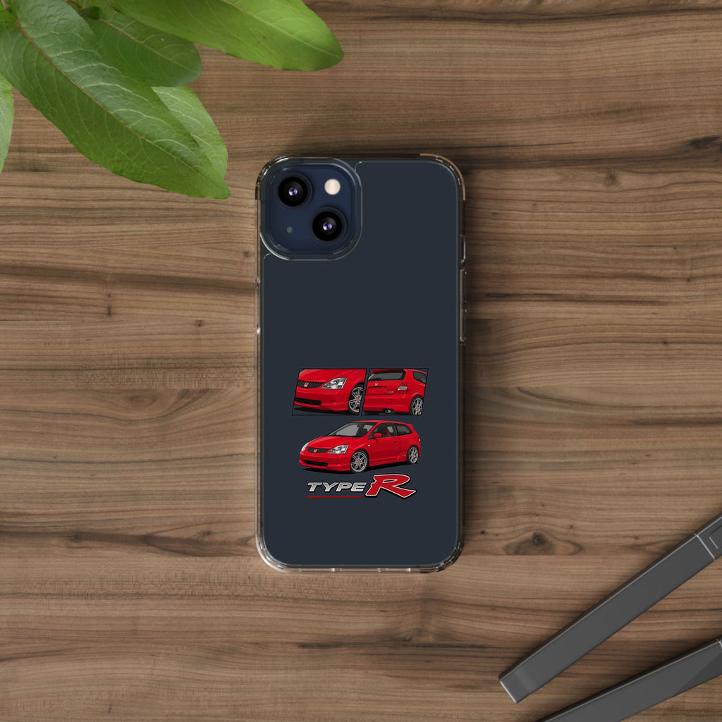 RED CIVIC TYPE R PHONE CASES