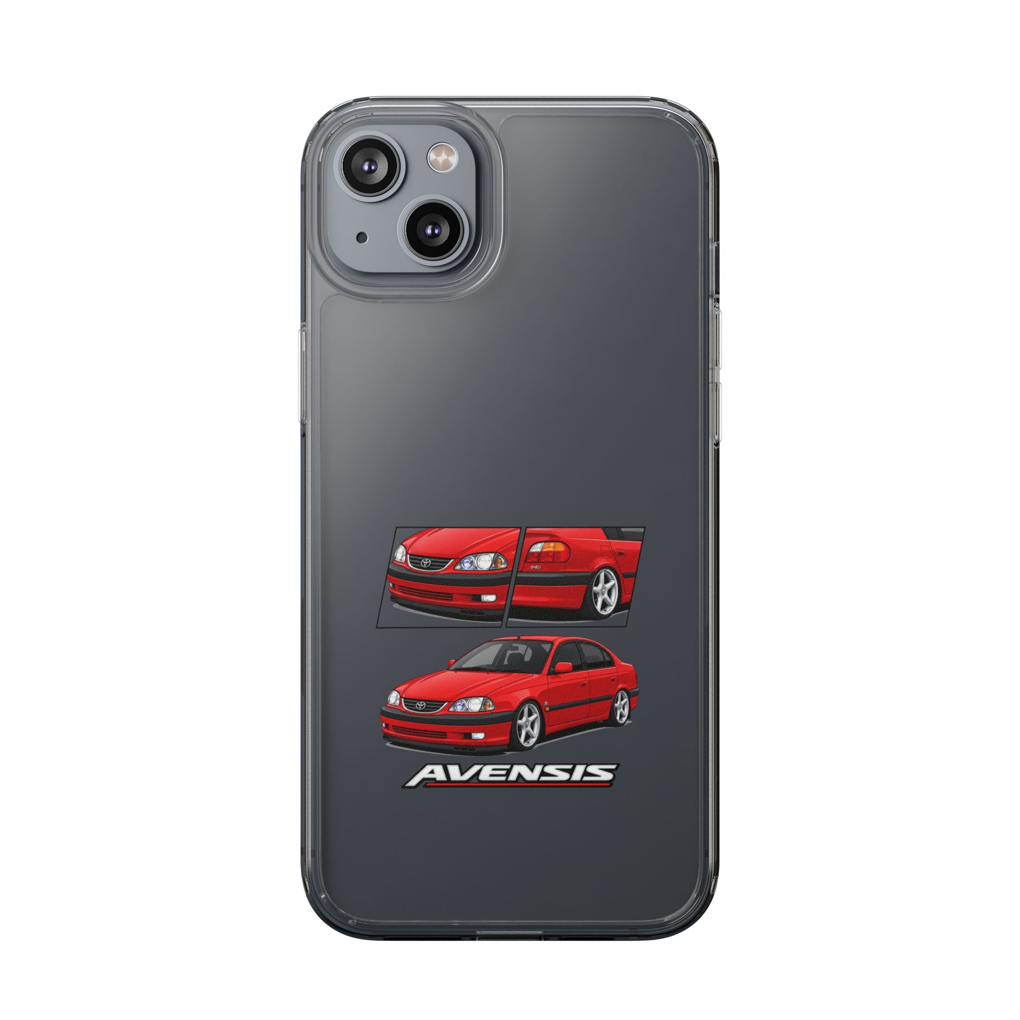 RED TOYOTA AVENSIS PHONE CASES