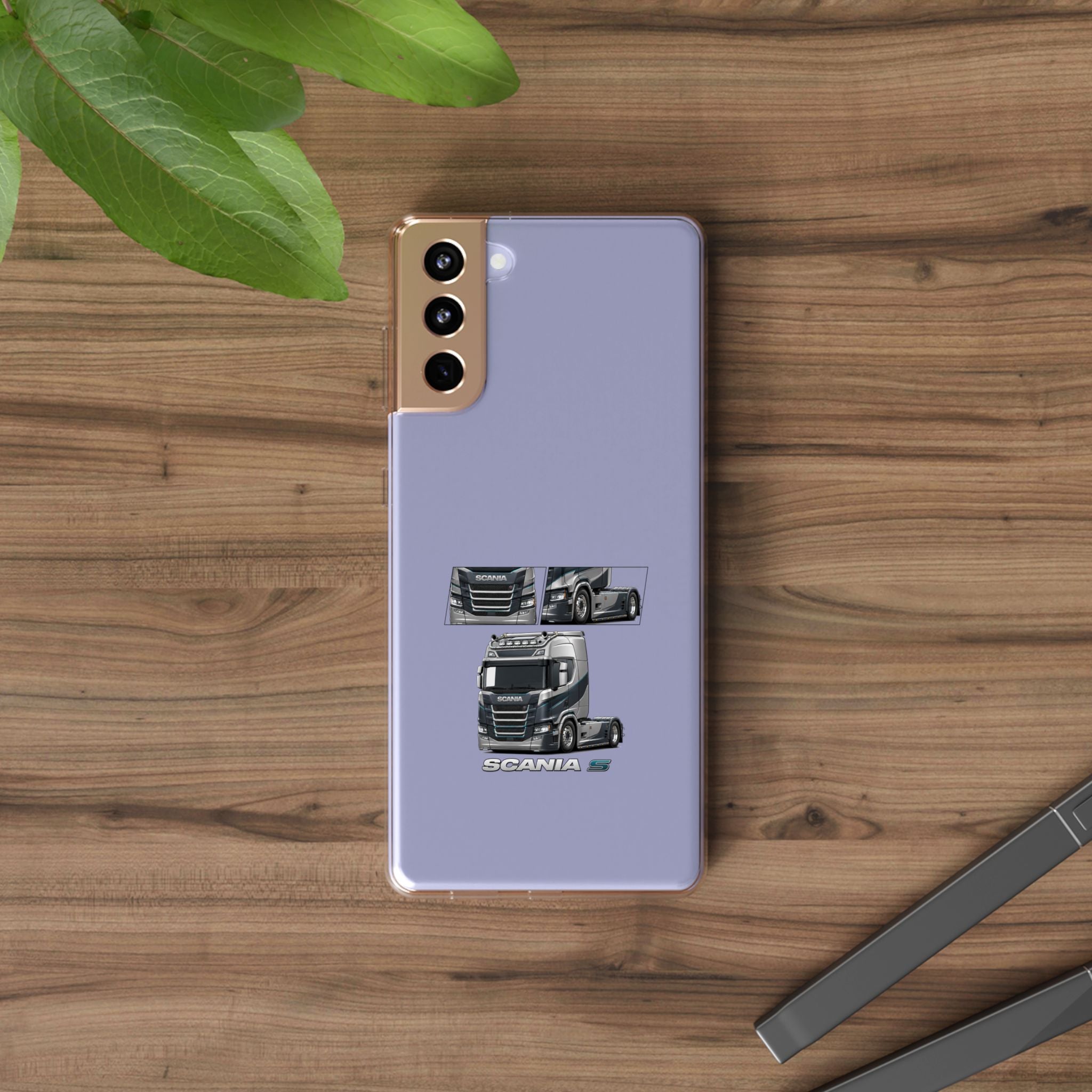 GREY SILVER SCANIA S-SERIES PHONE CASES