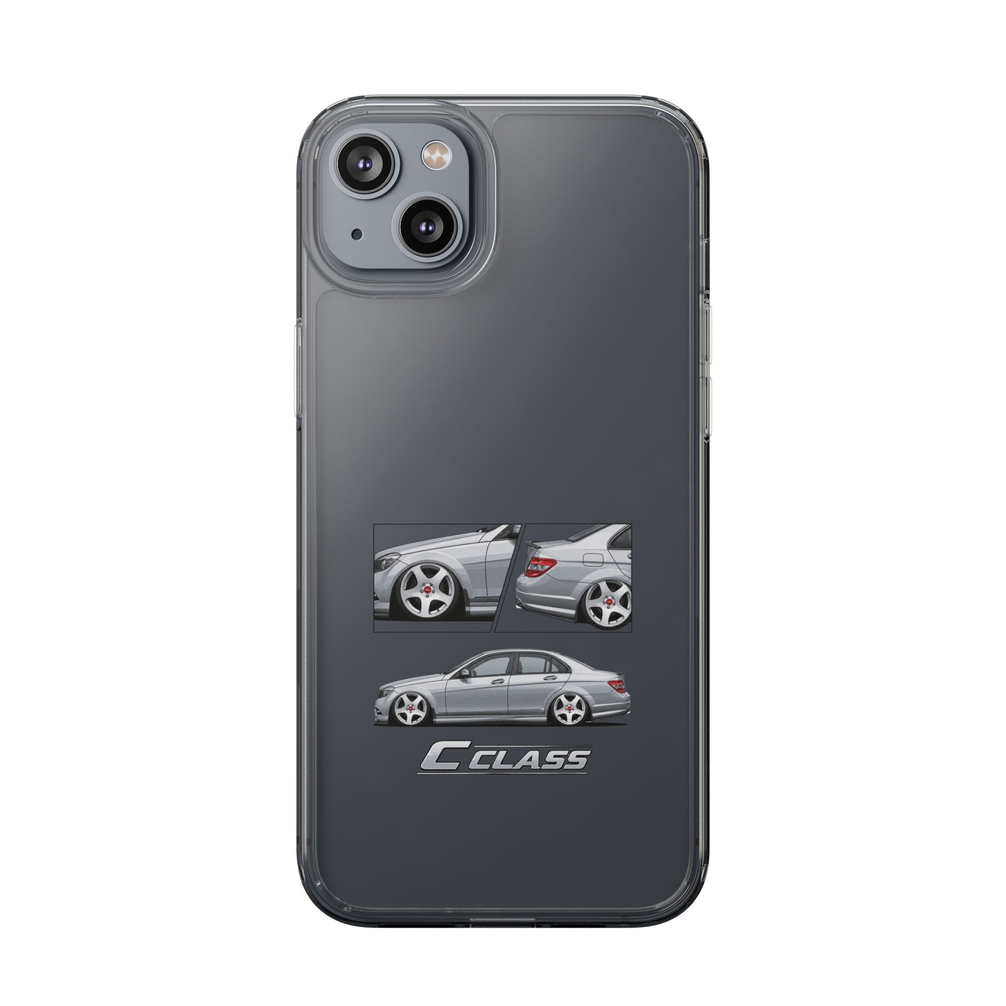 SILVER MERC C-CLASS PHONE CASES