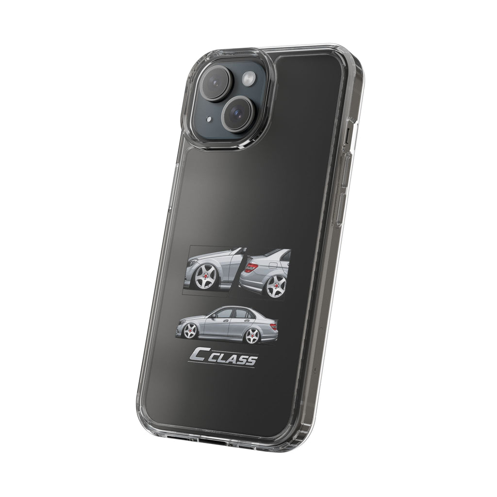 SILVER MERC C-CLASS PHONE CASES