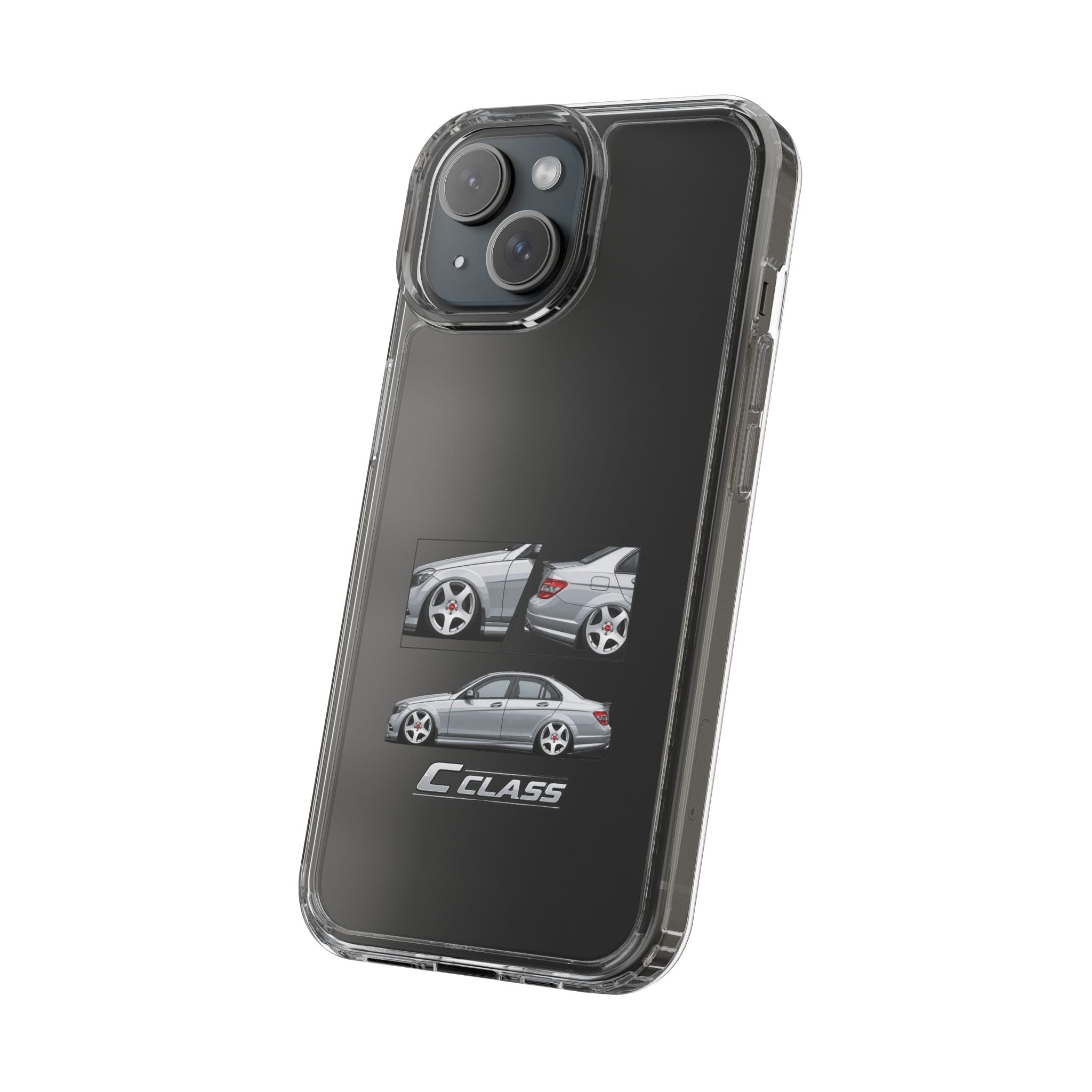 SILVER MERC C-CLASS PHONE CASES