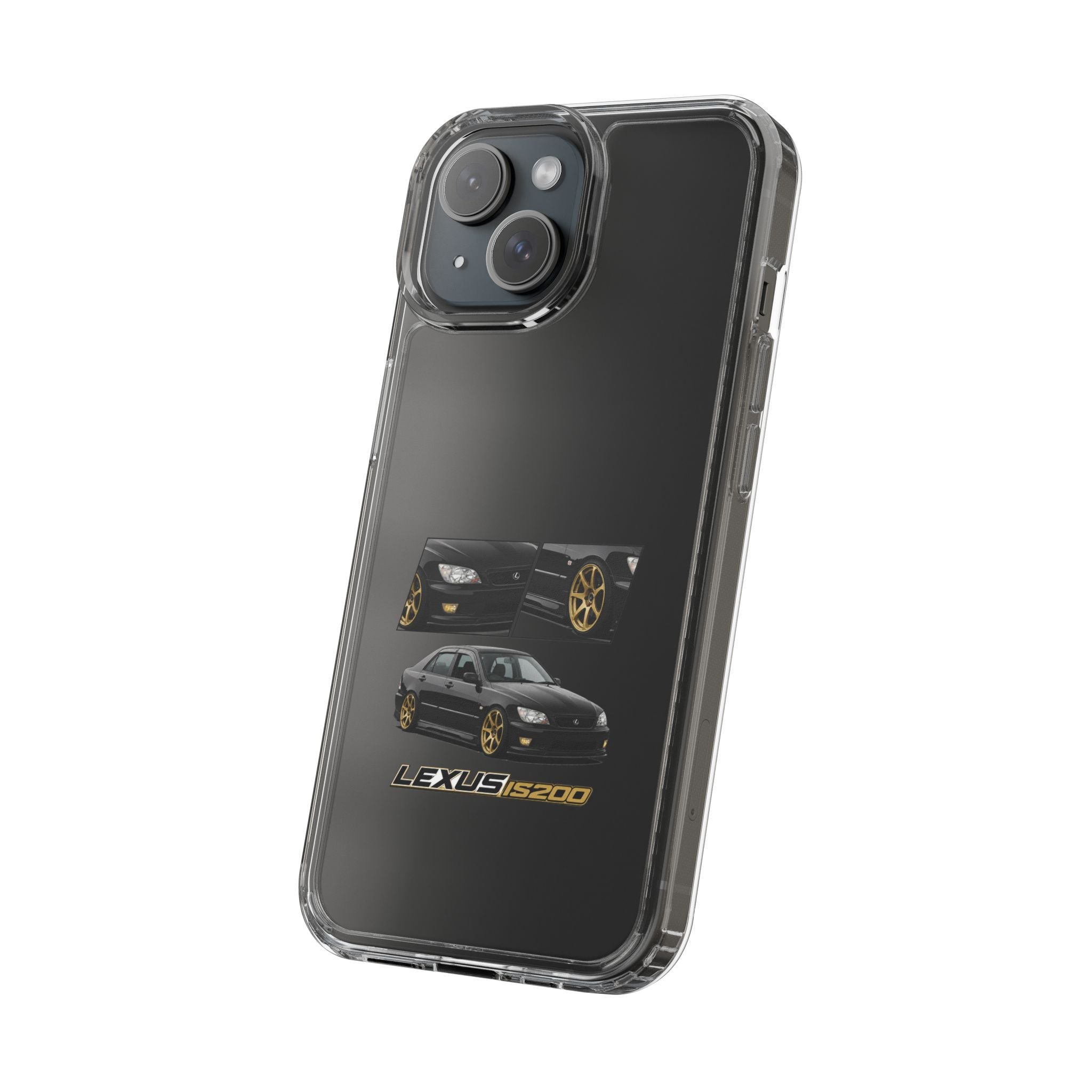 BLACK LEXUS IS200 PHONE CASES