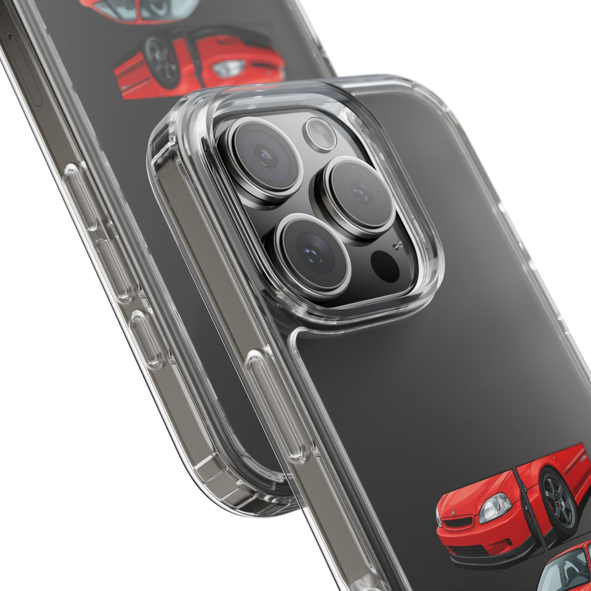 RED CIVIC EK COUPE PHONE CASES