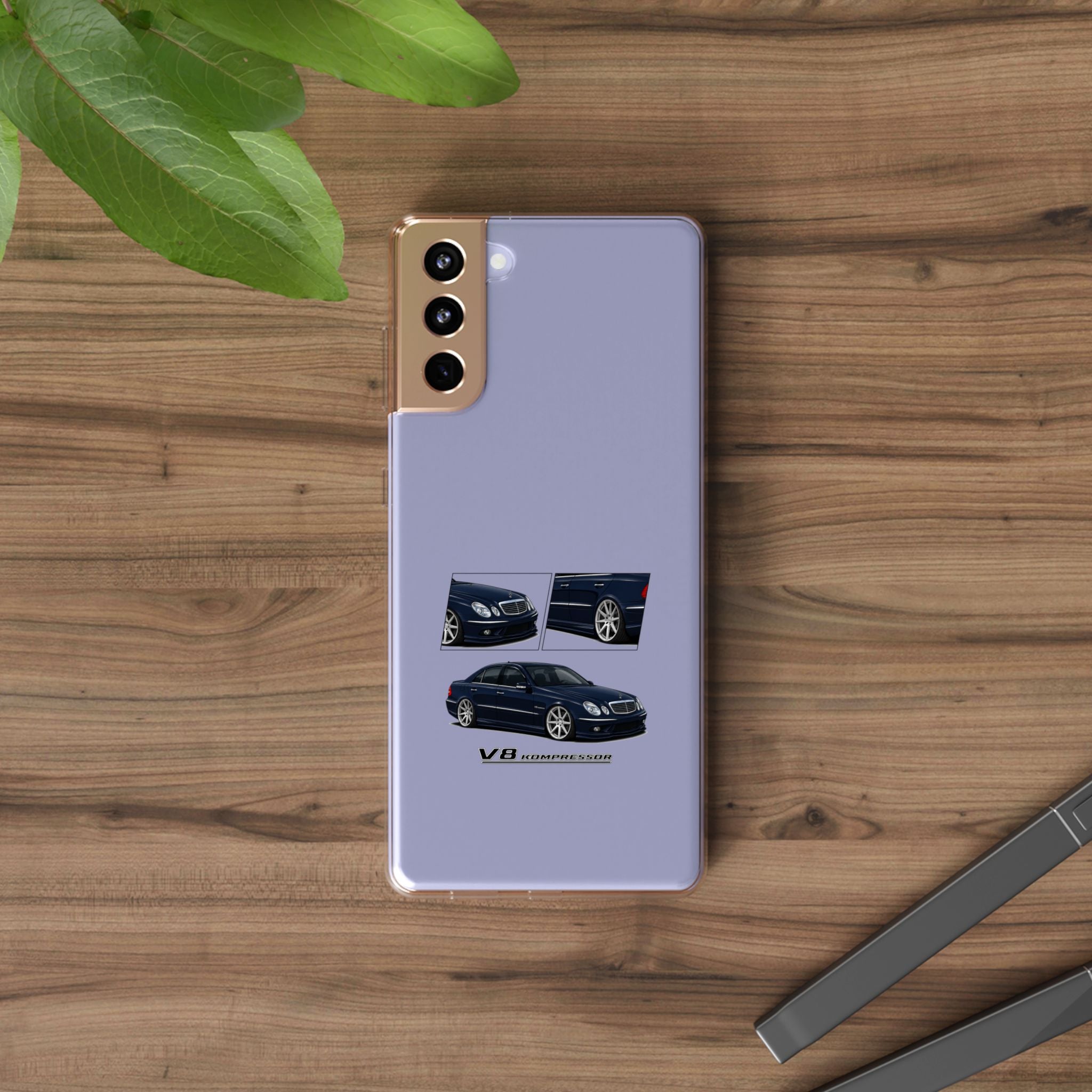 BLUE MERC V8 KOMPRESSOR PHONE CASES
