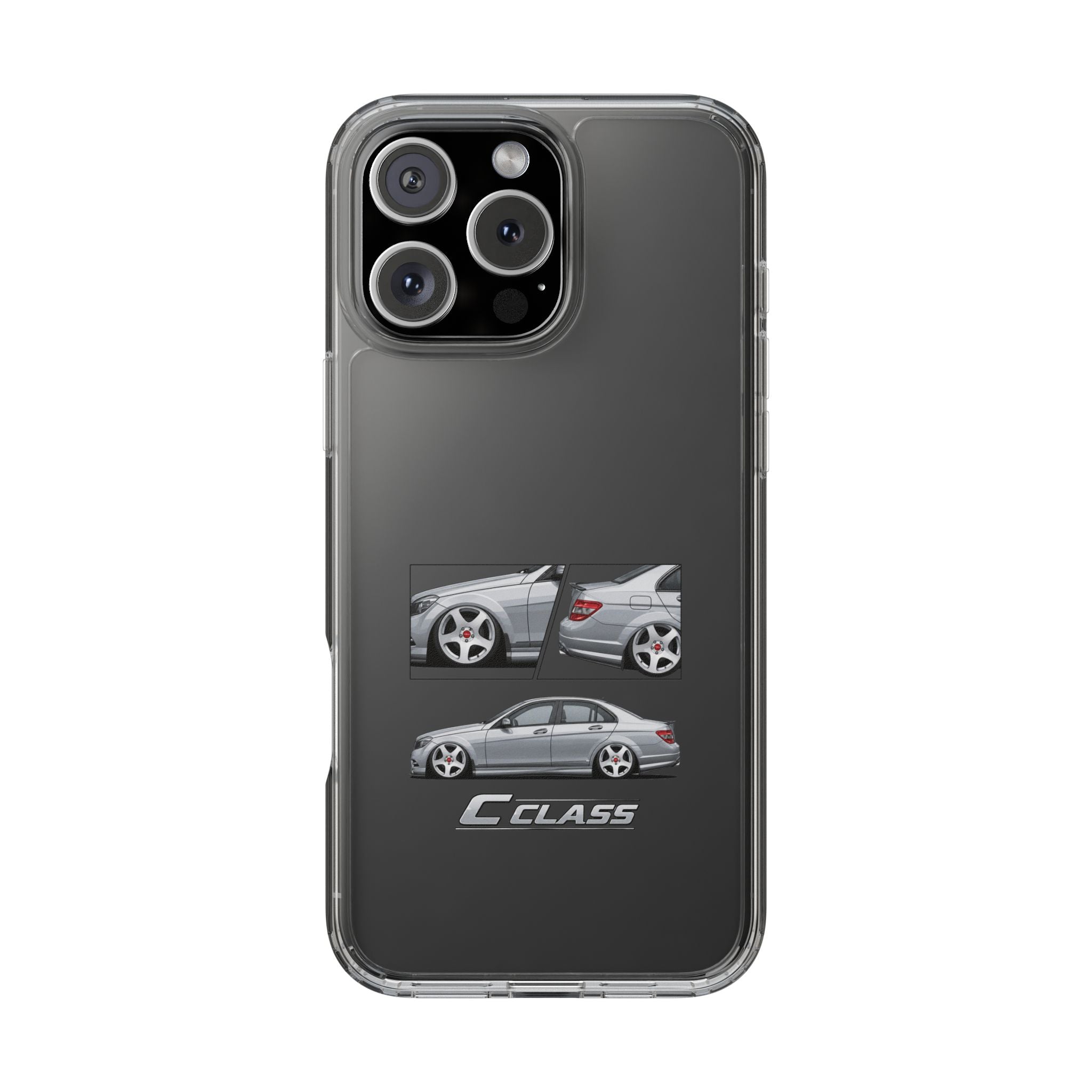 SILVER MERC C-CLASS PHONE CASES