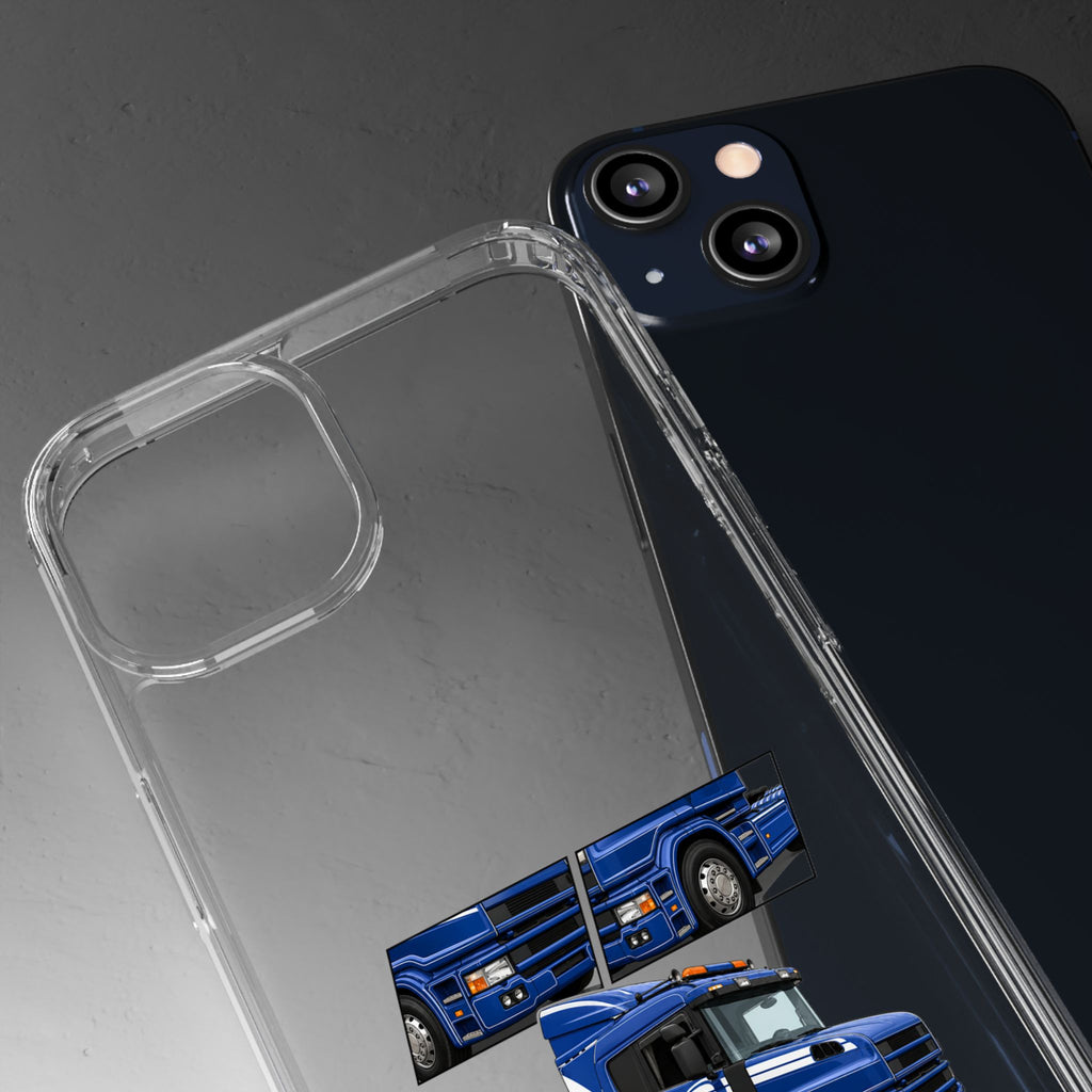 BLUE SCANIA 124 PHONE CASES
