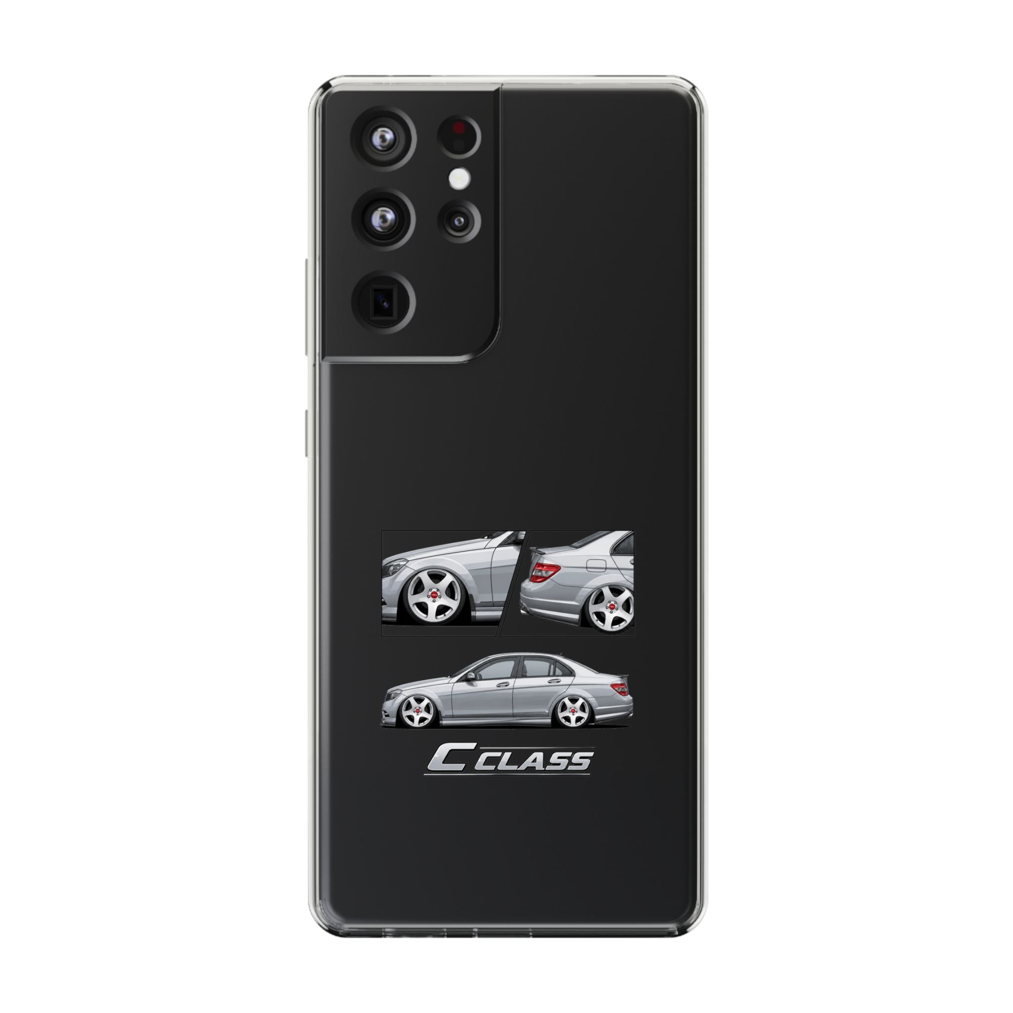 SILVER MERC C-CLASS PHONE CASES