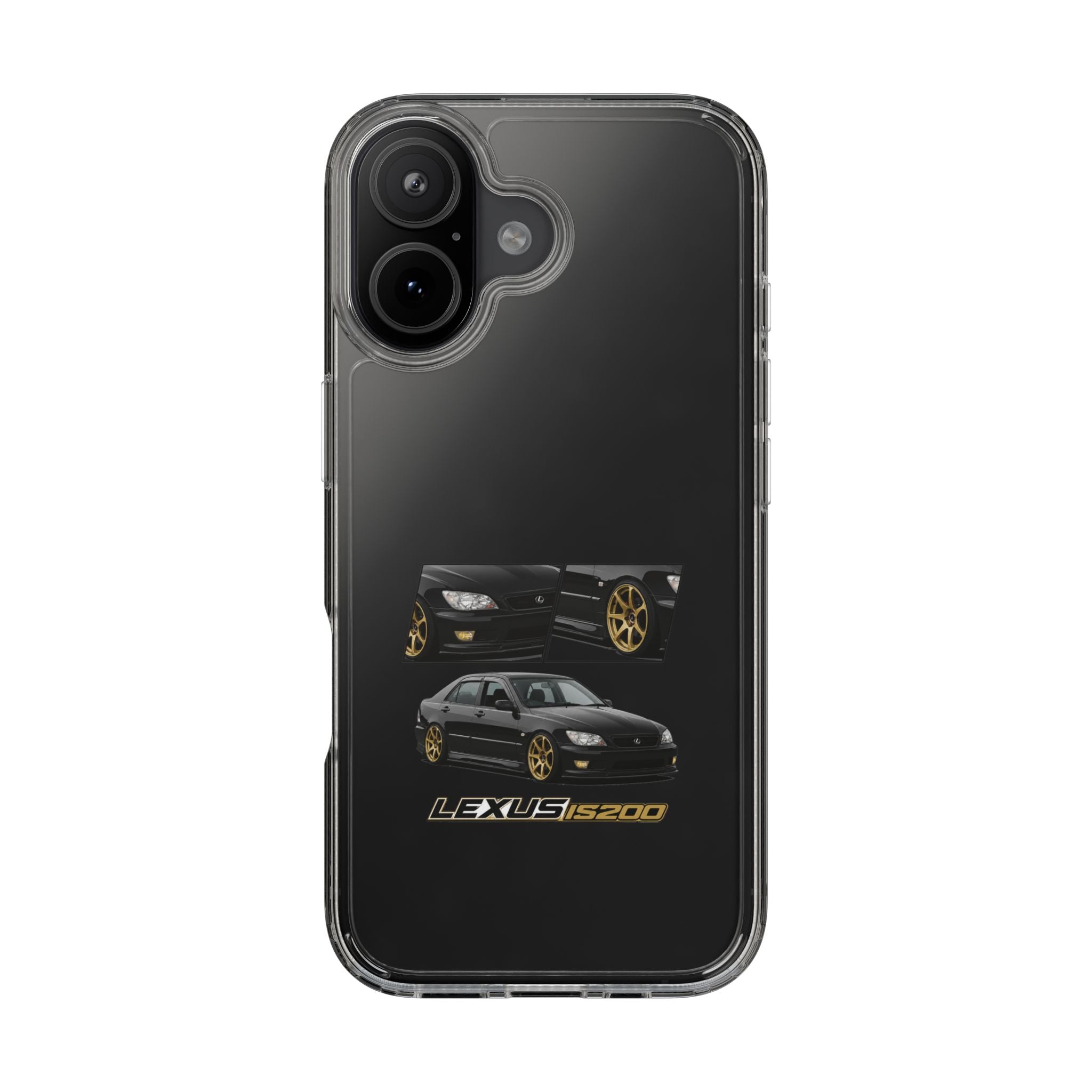 BLACK LEXUS IS200 PHONE CASES