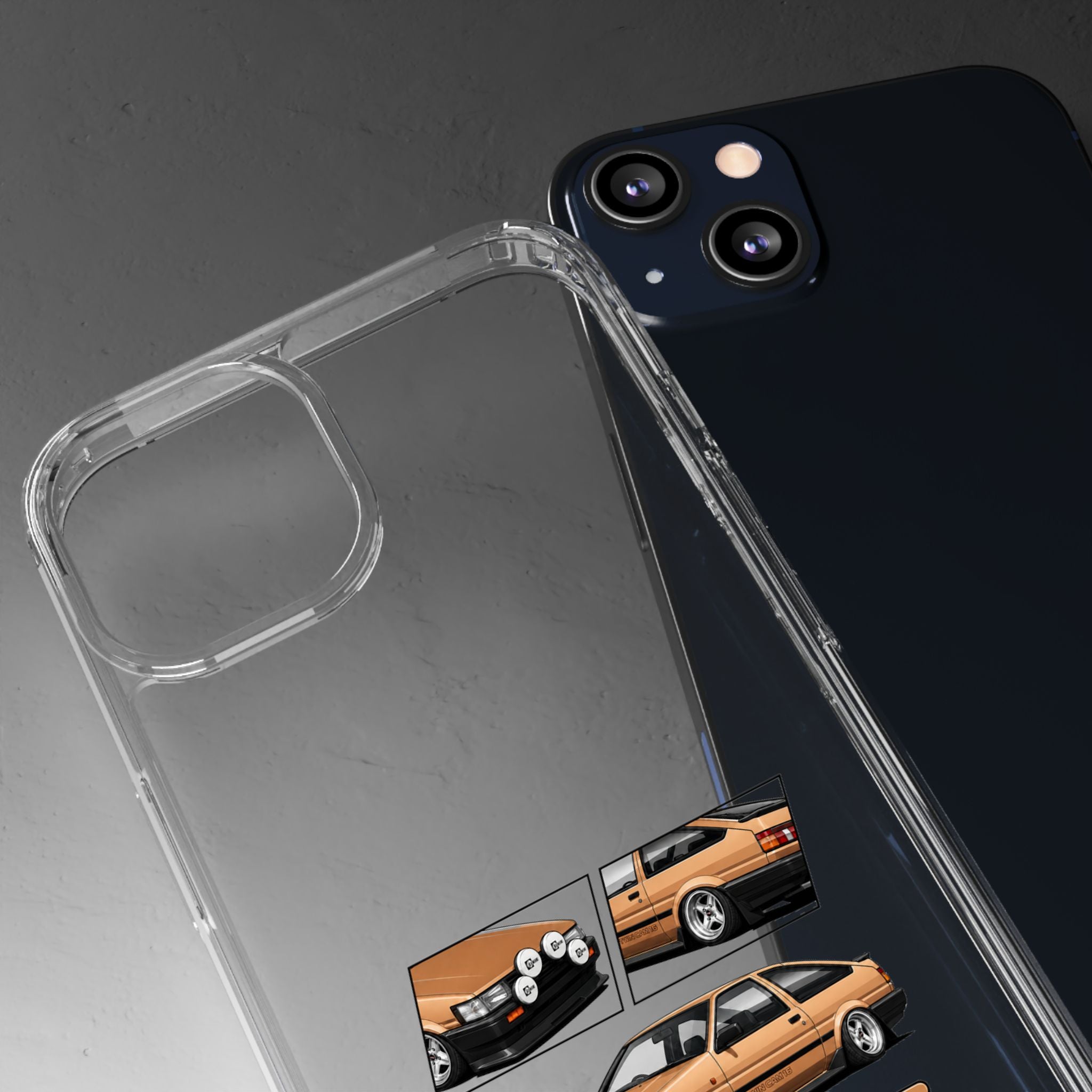 GOLD TWINCAM PHONE CASES