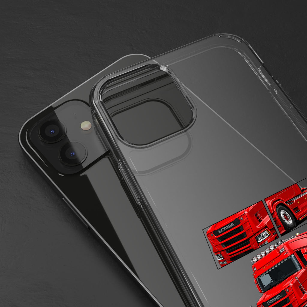 RED SCANIA T-CAB PHONE CASES
