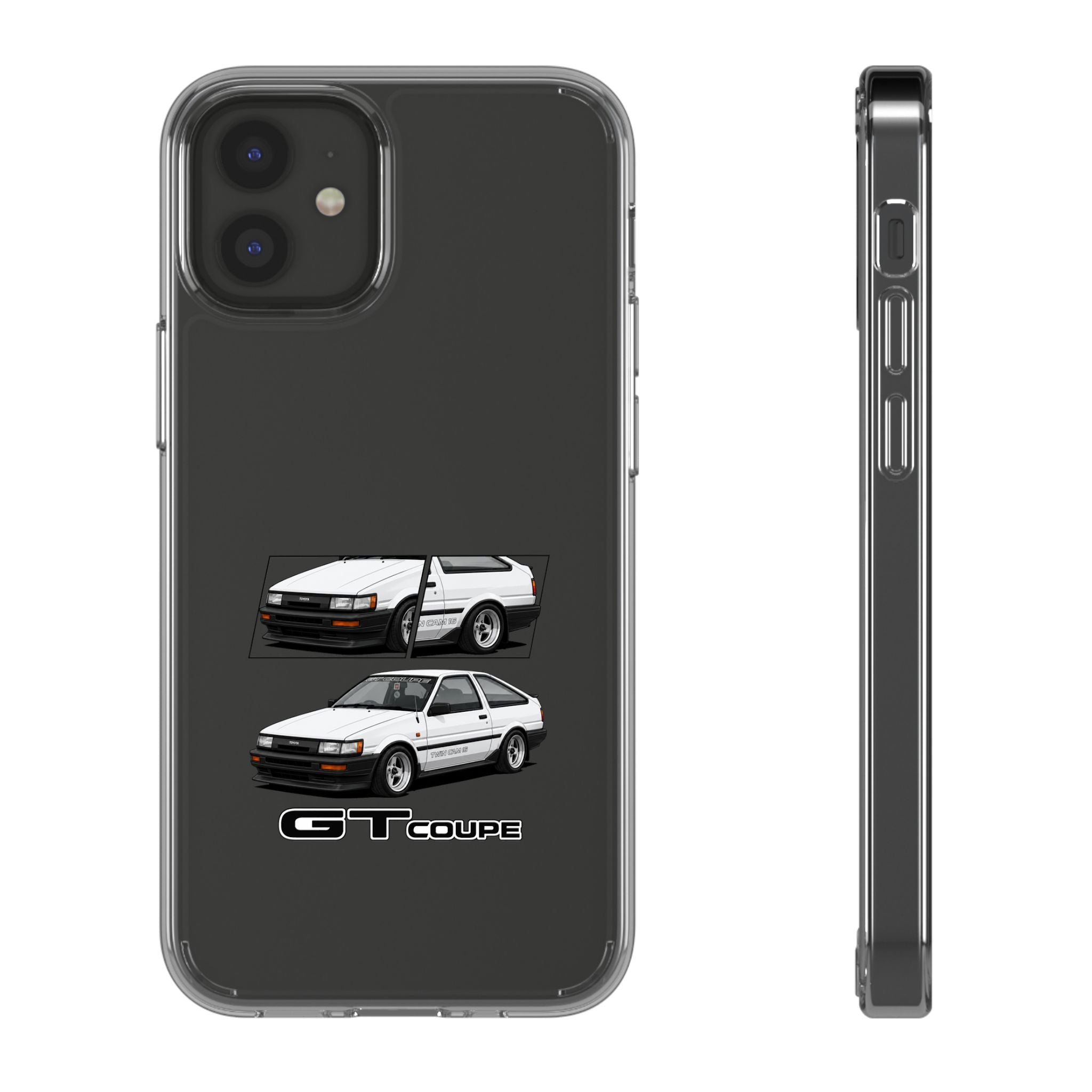 WHITE AE86 TWINCAM PHONE CASES
