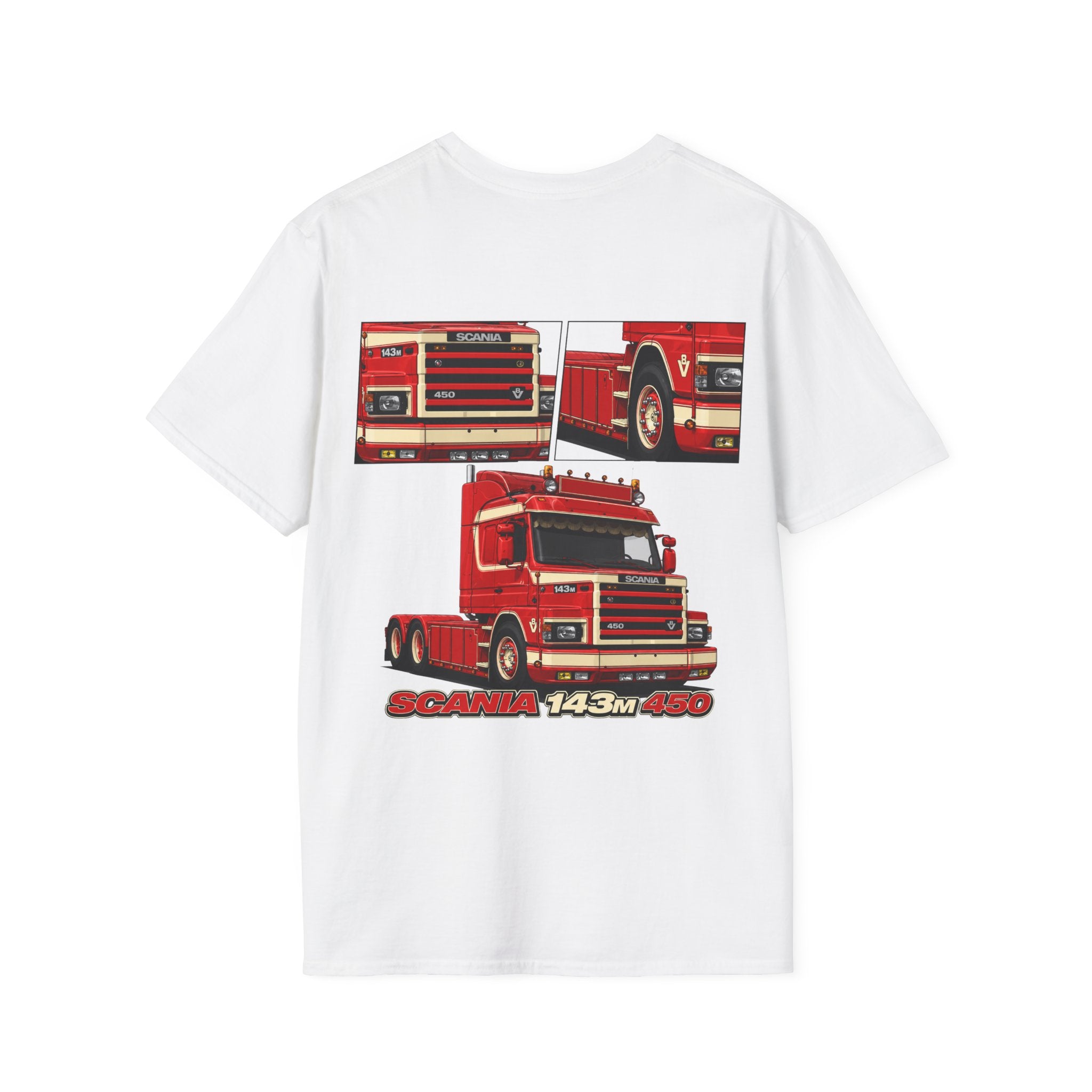 RED SCANIA 450 143M T-SHIRT