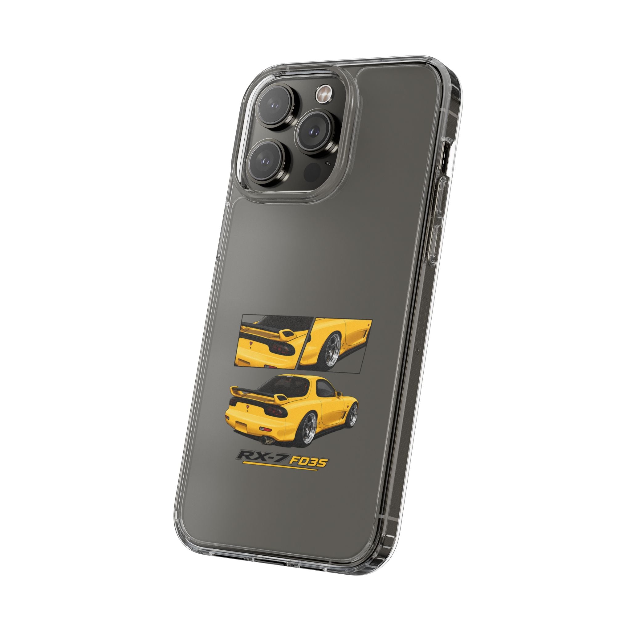 YELLOW MAZDA RX7 PHONE CASES