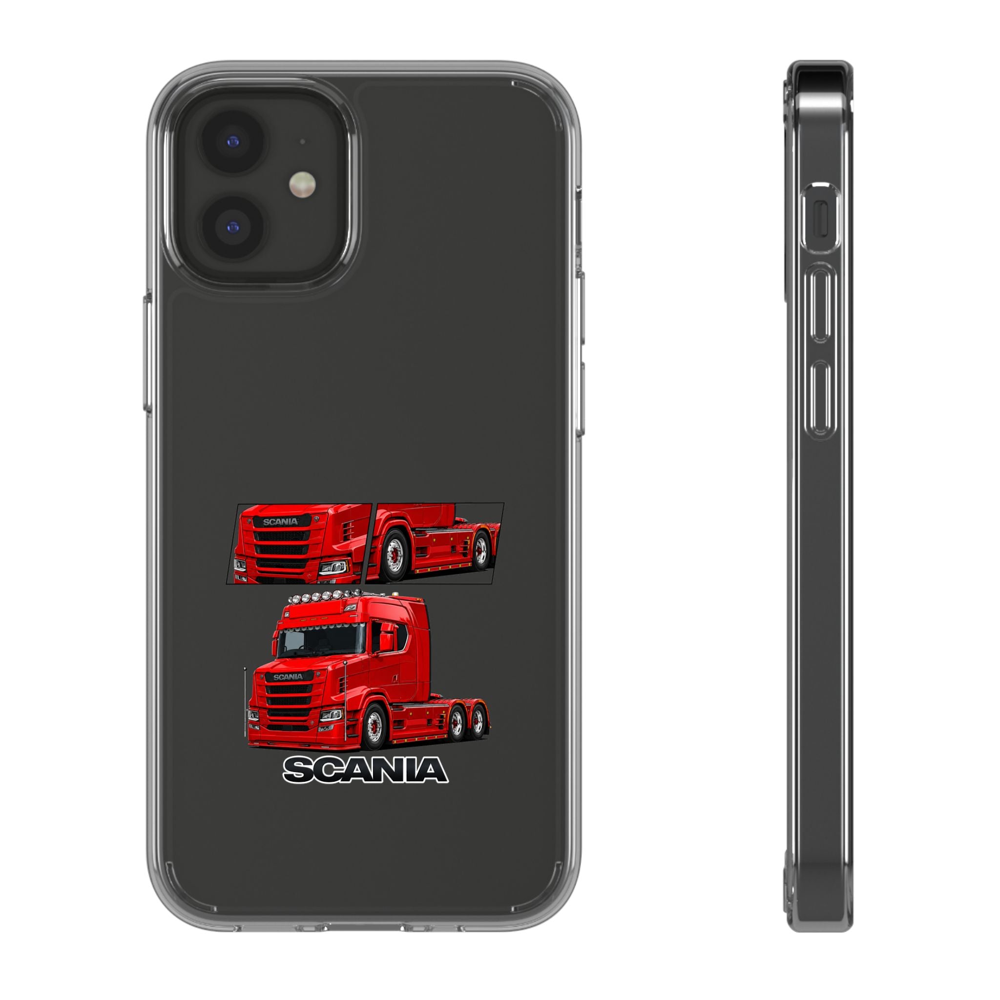 RED SCANIA T-CAB PHONE CASES