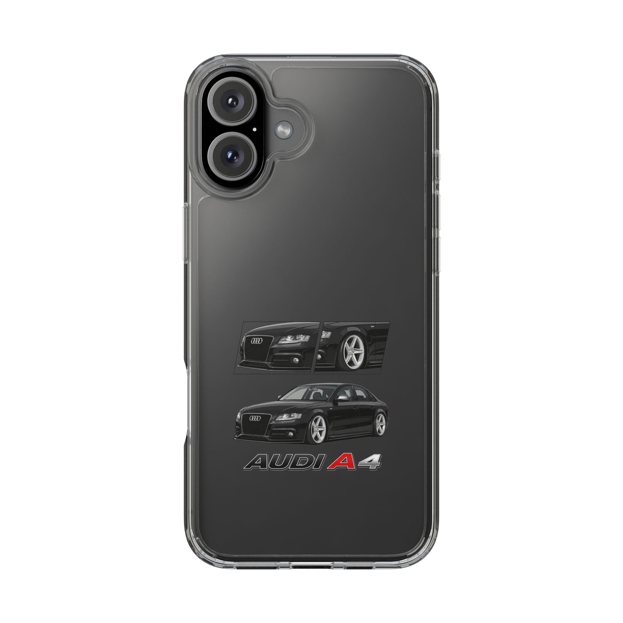 BLACK B8 AUDI A4 PHONE CASES