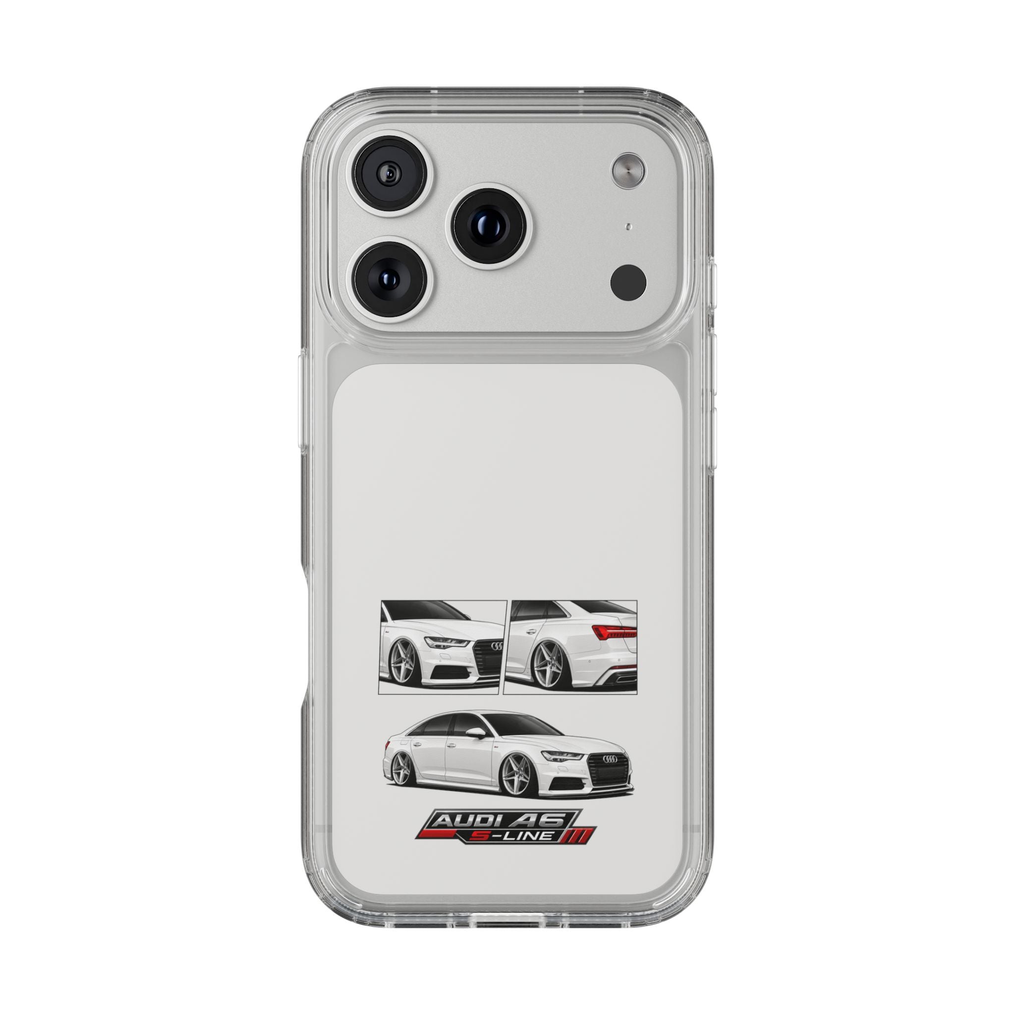 WHITE AUDI A6 PHONE CASES