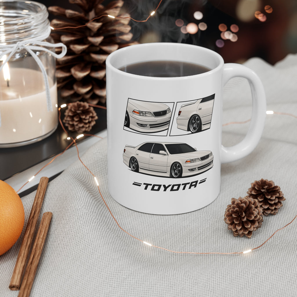 WHITE TOYOTA JZX100 MK2 MUG