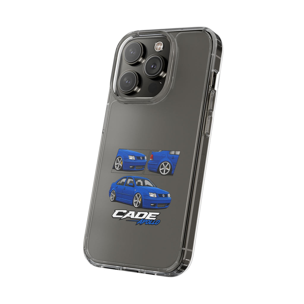 BLUE VOLKSWAGEN BORA PHONE CASES