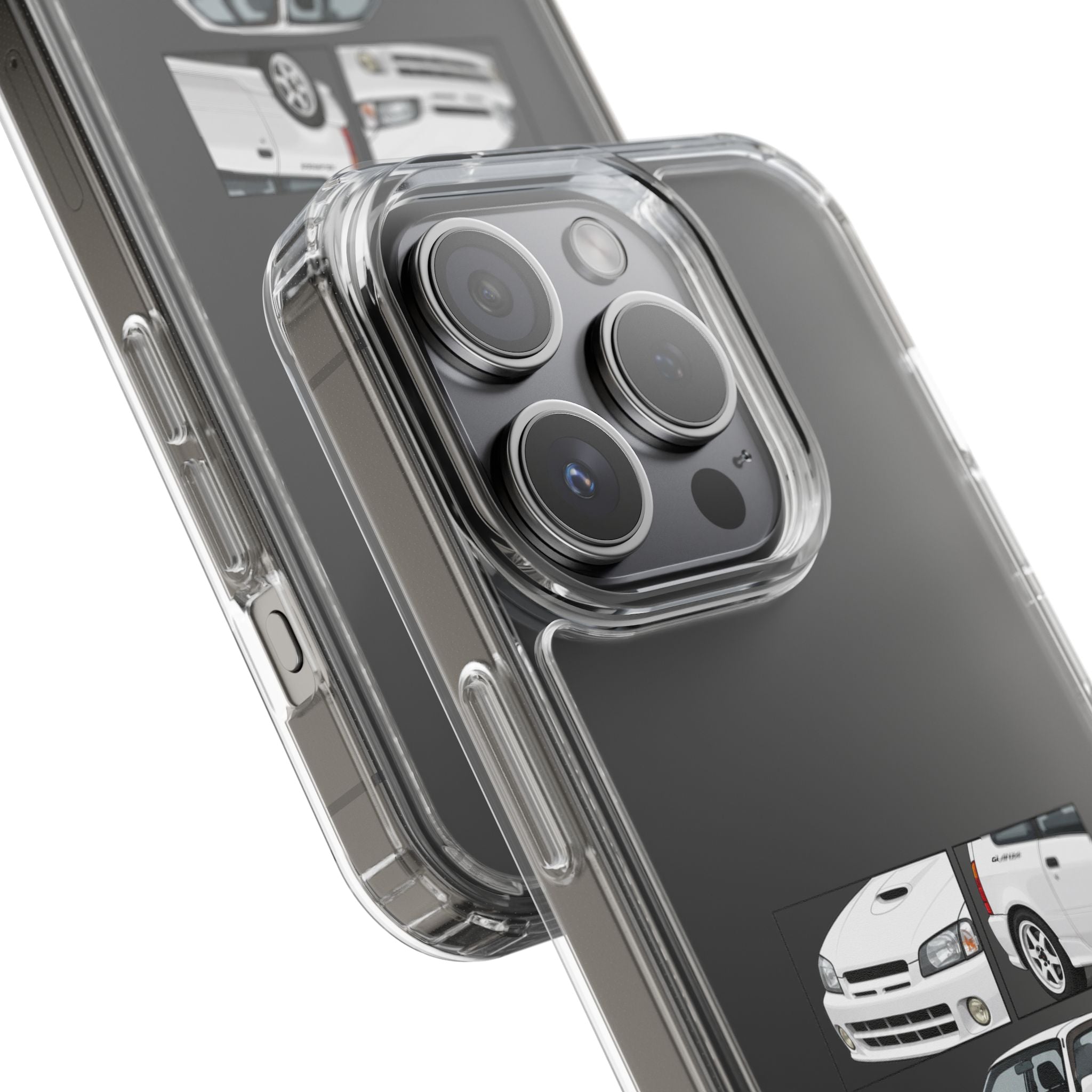 WHITE TOYOTA GLANZA PHONE CASES