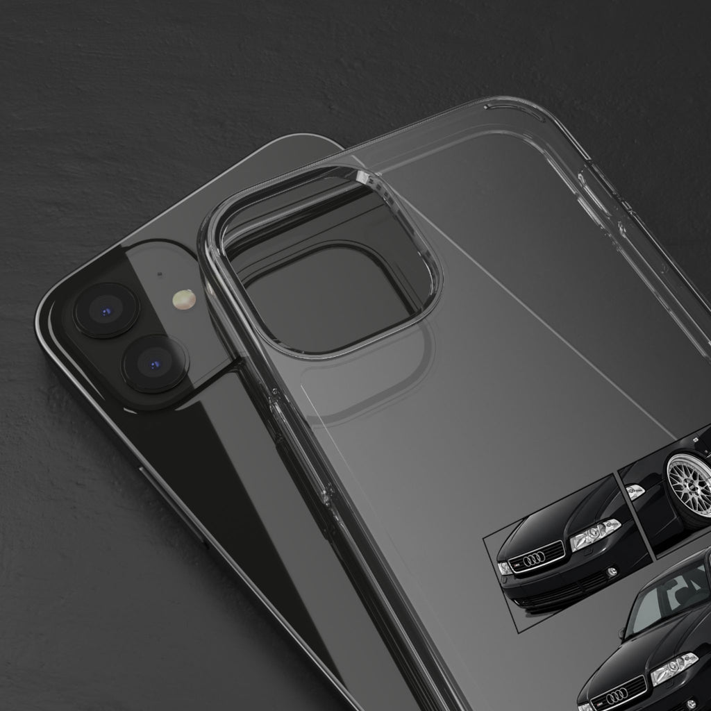 BLACK B5 AUDI A4 PHONE CASES