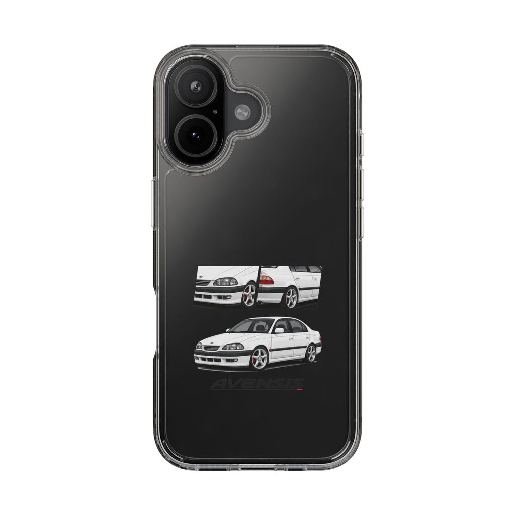 WHITE TOYOTA AVENSIS PHONE CASES