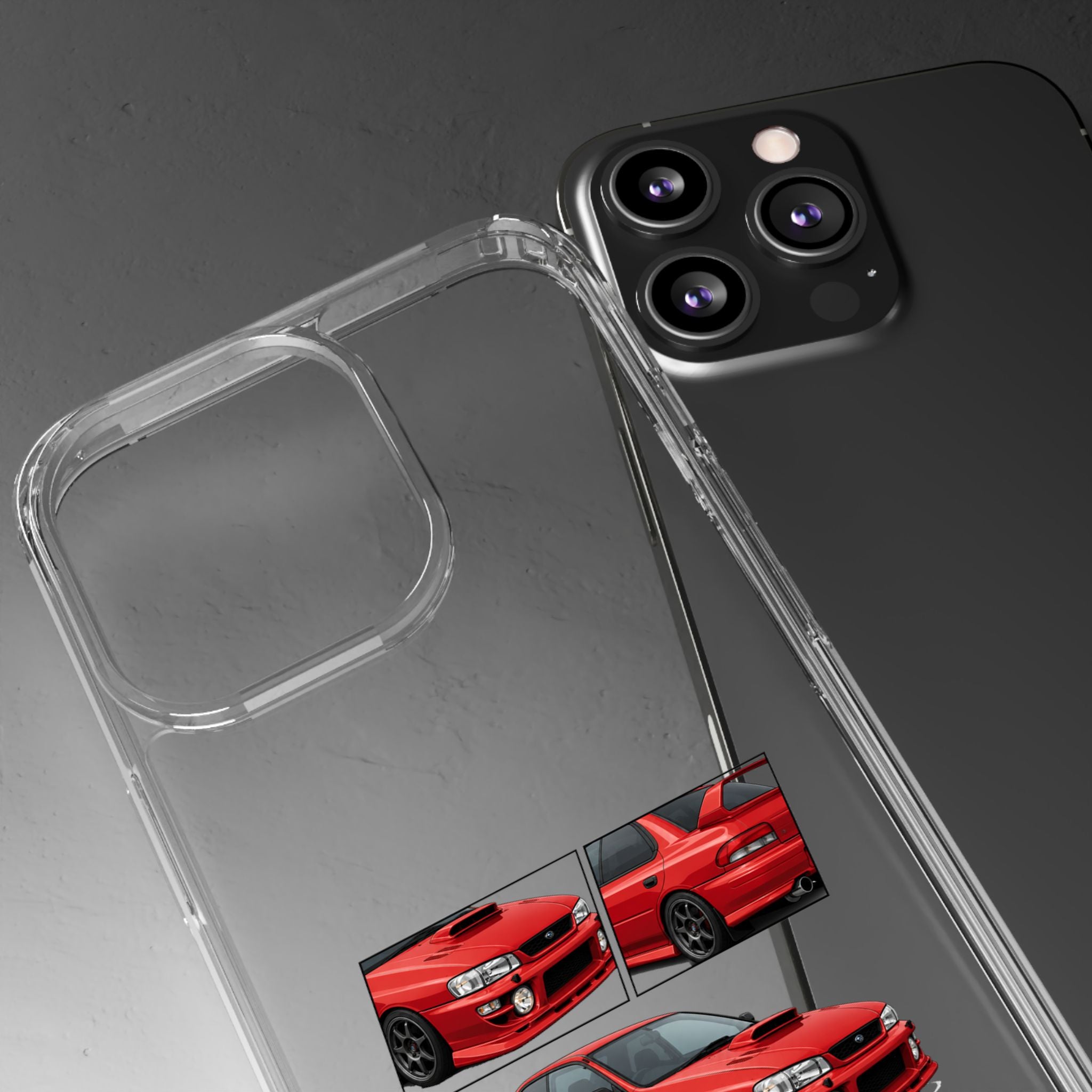 RED IMPREZA GC8 PHONE CASES