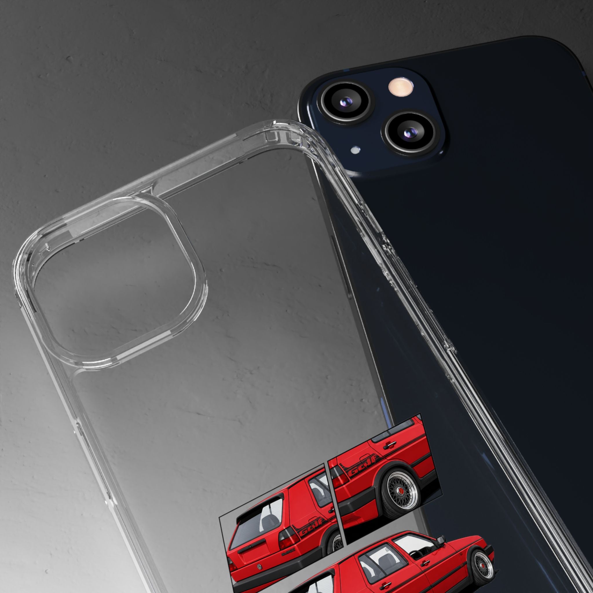 RED MK2 GOLF PHONE CASES