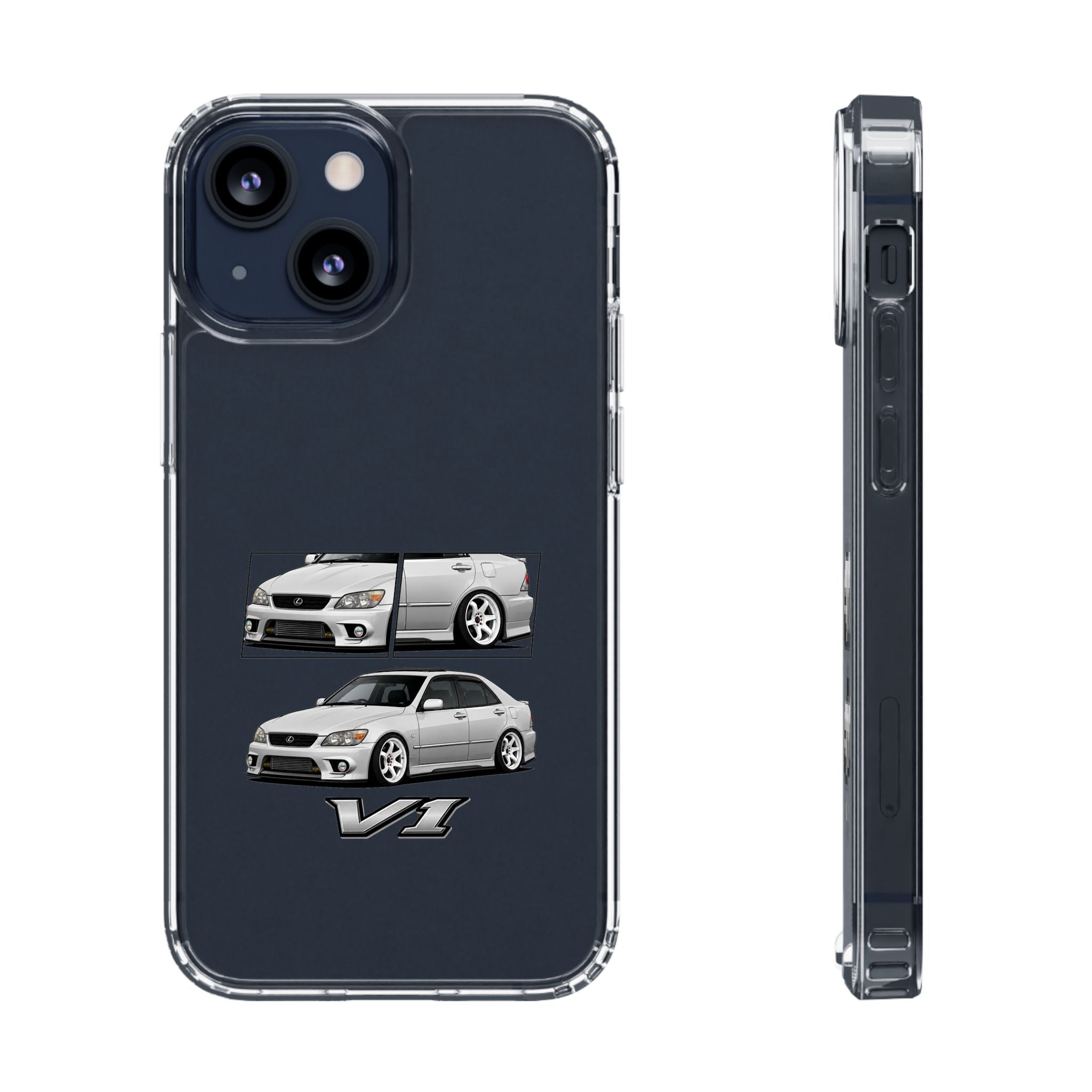 SILVER LEXUS IS200 PHONE CASES