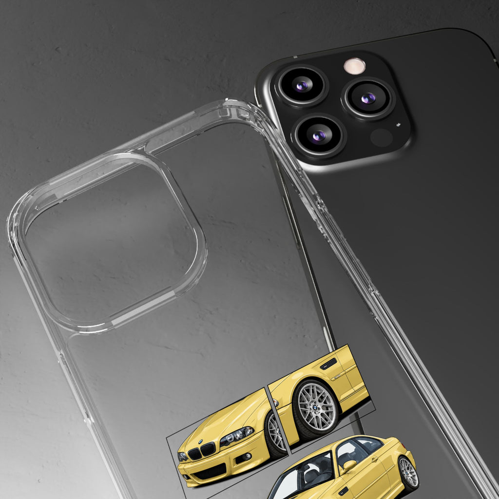 YELLOW BMW E46 PHONE CASES