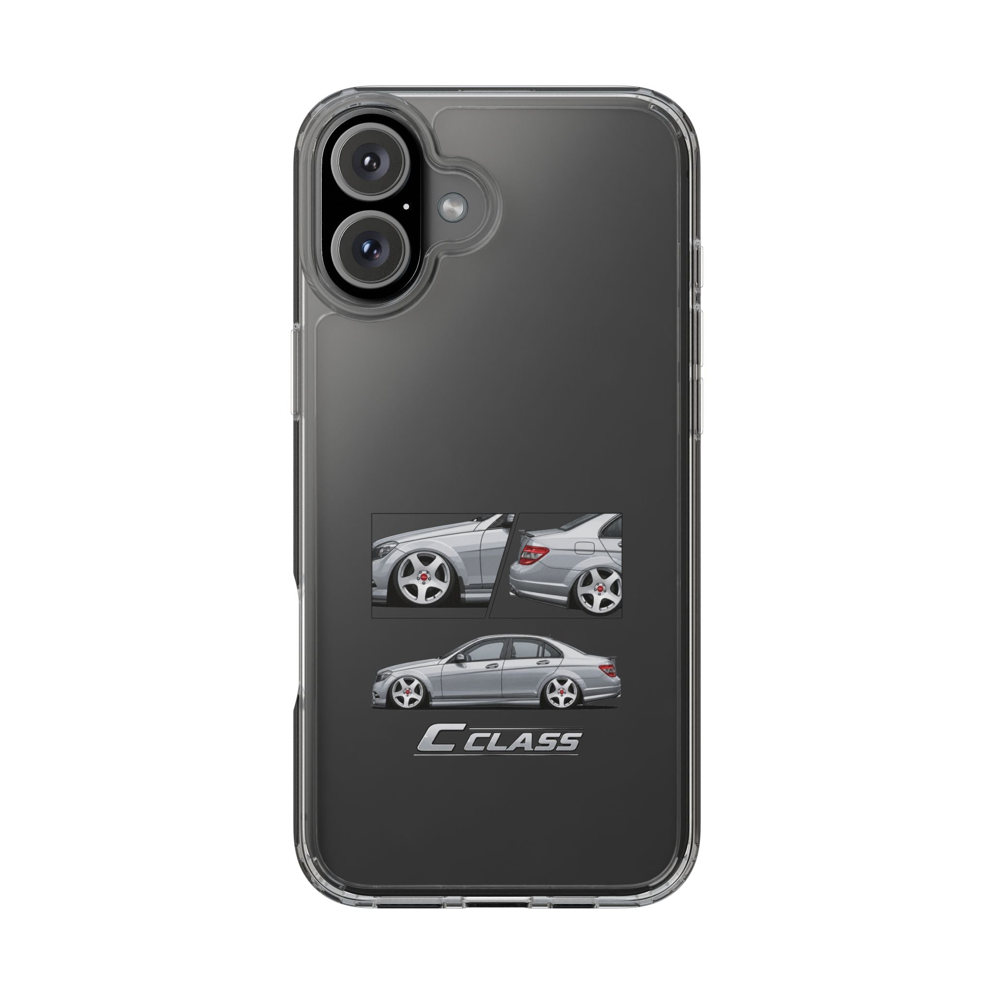 SILVER MERC C-CLASS PHONE CASES