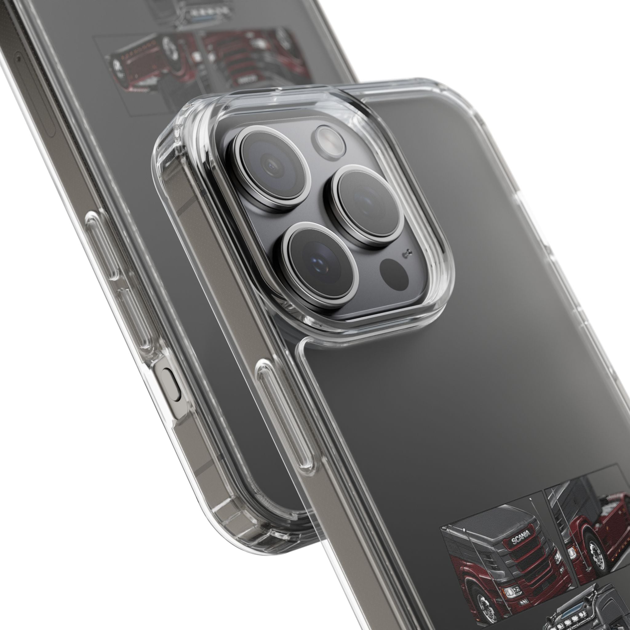 GREYBURGANDY SCANIA T-CAB PHONE CASES